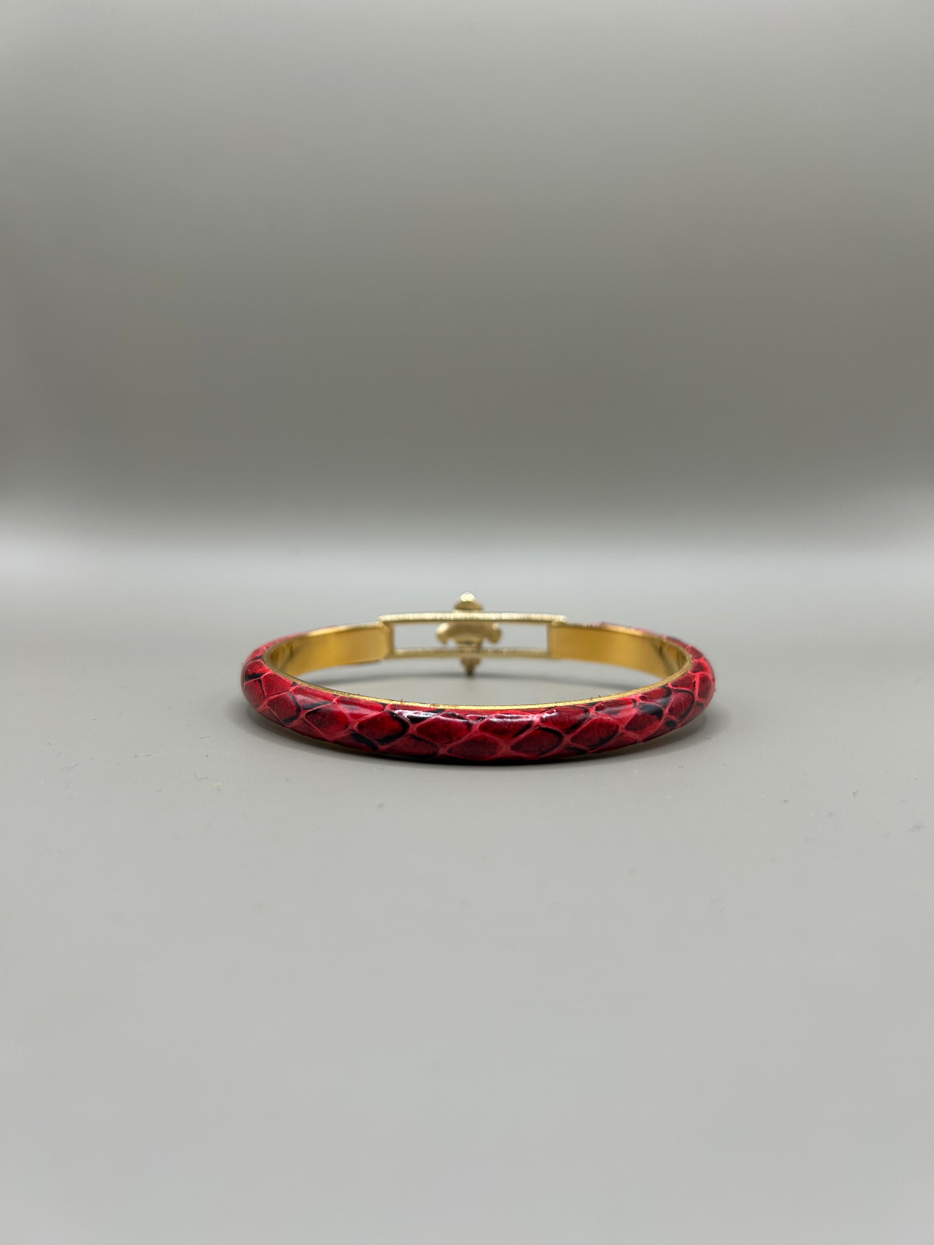 Braccialetto in pelle di serpente