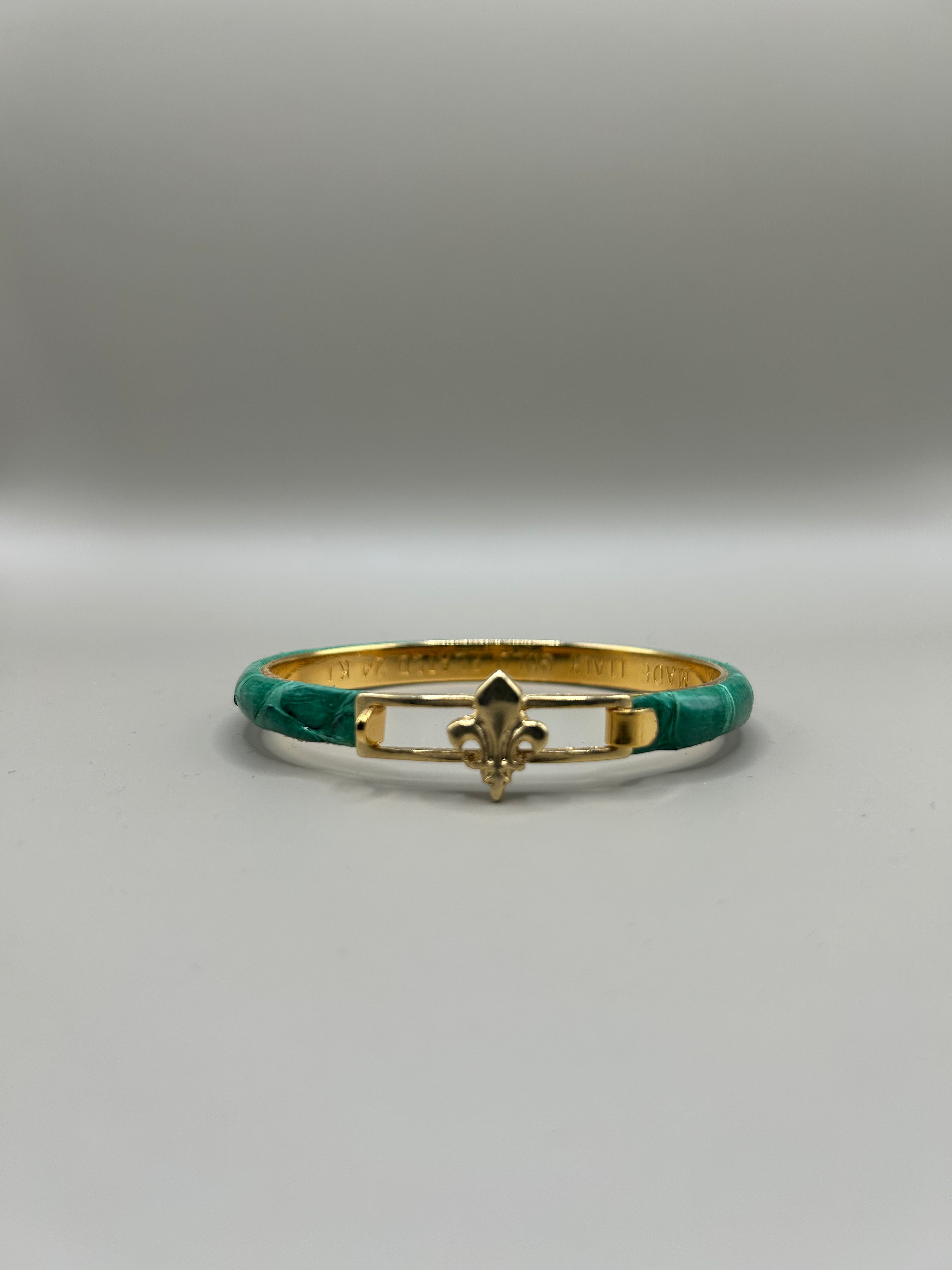 Braccialetto in pelle di serpente
