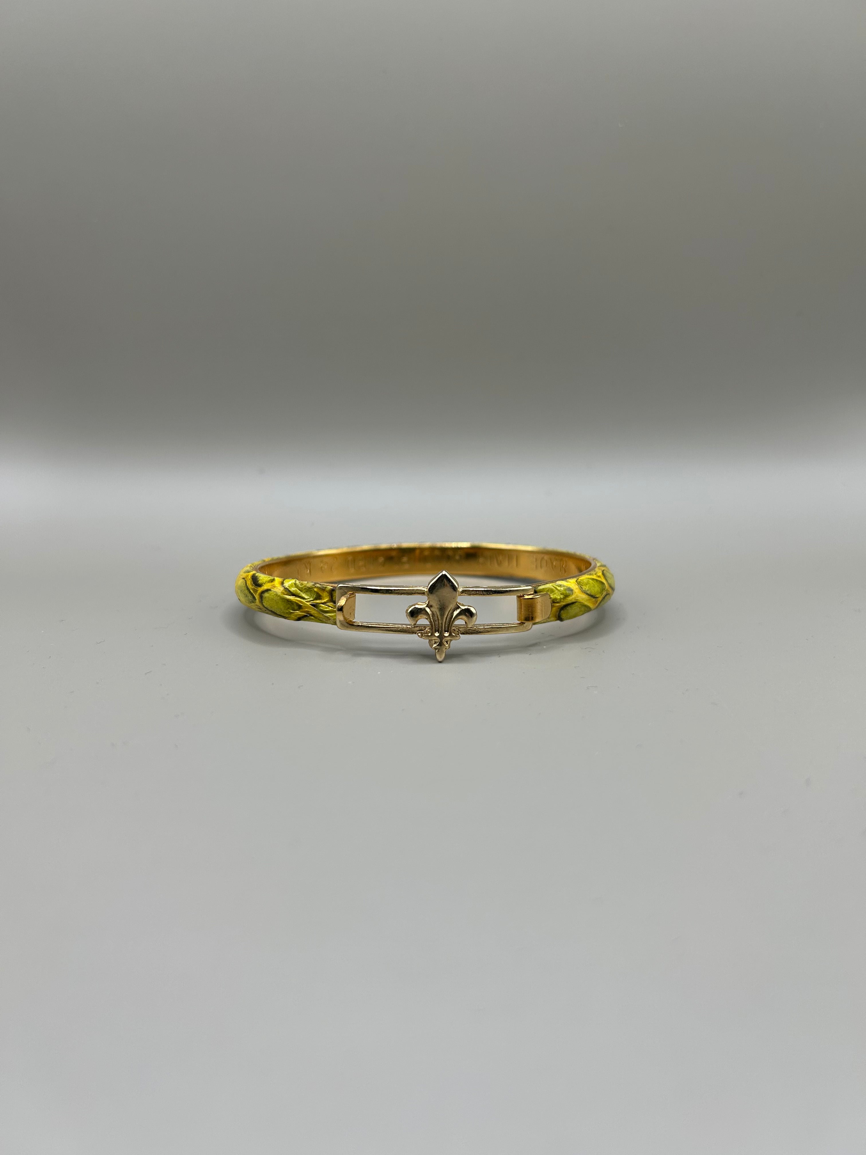 Braccialetto in pelle di serpente