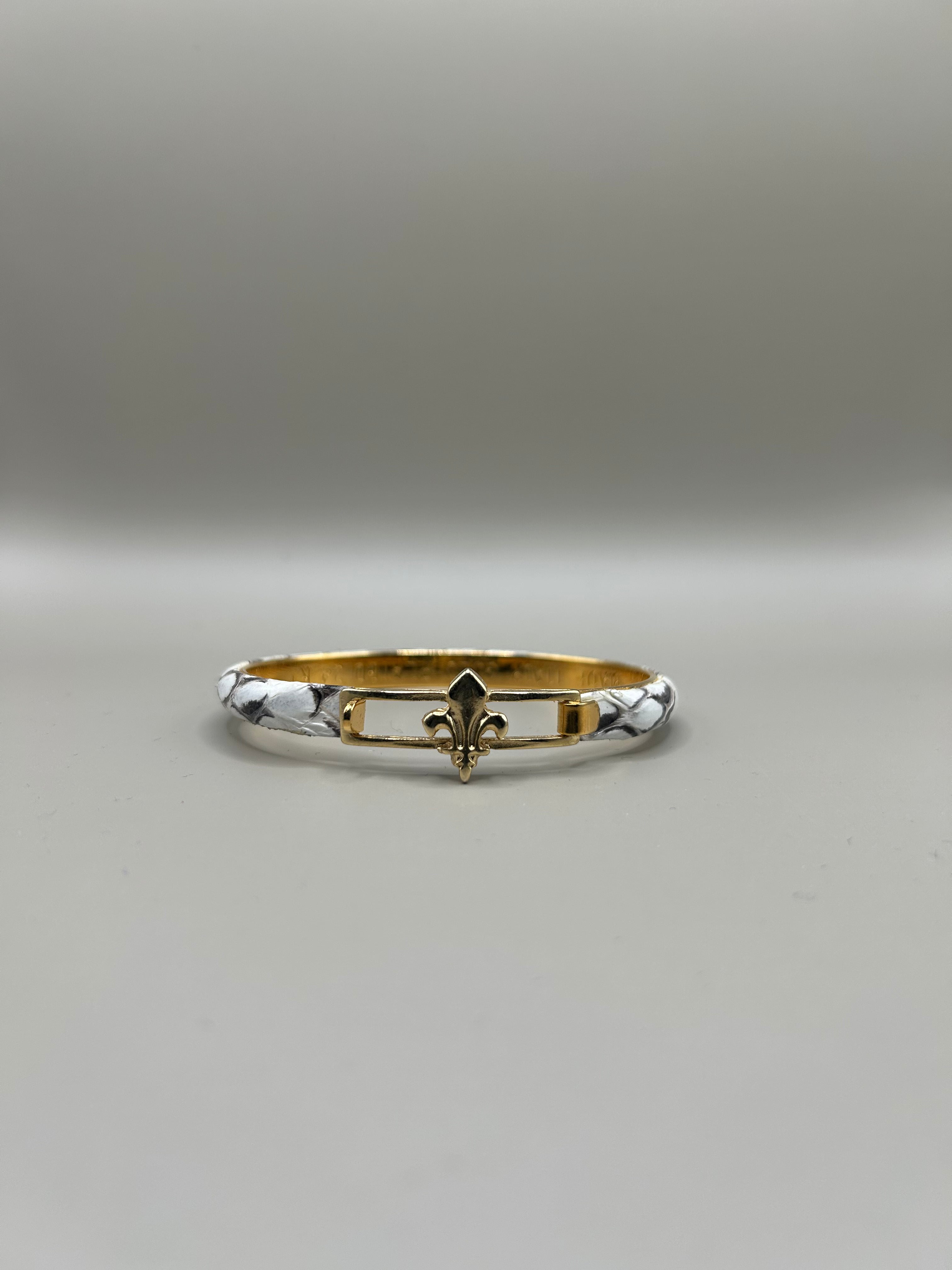 Braccialetto in pelle di serpente