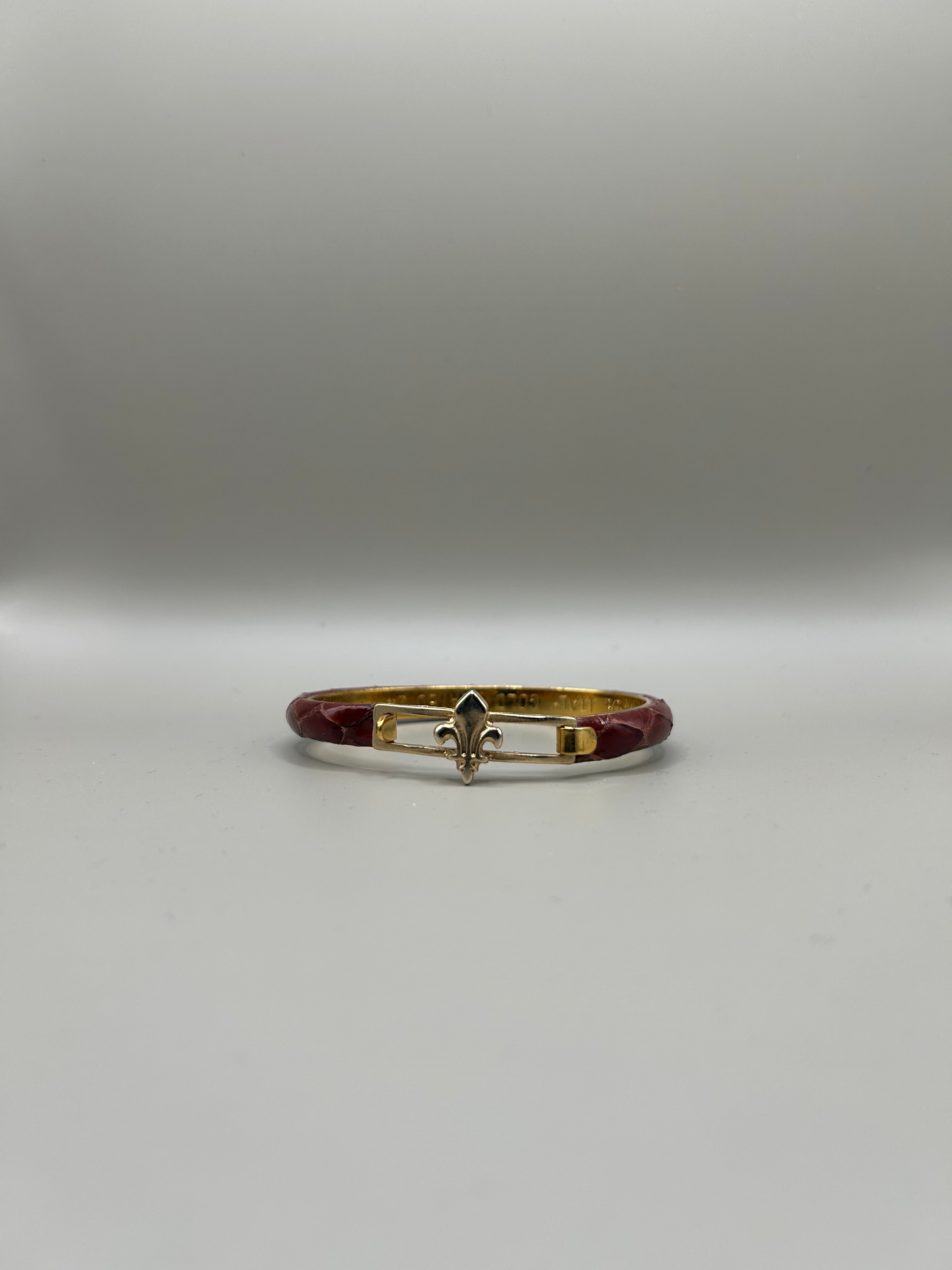 Braccialetto in pelle di serpente