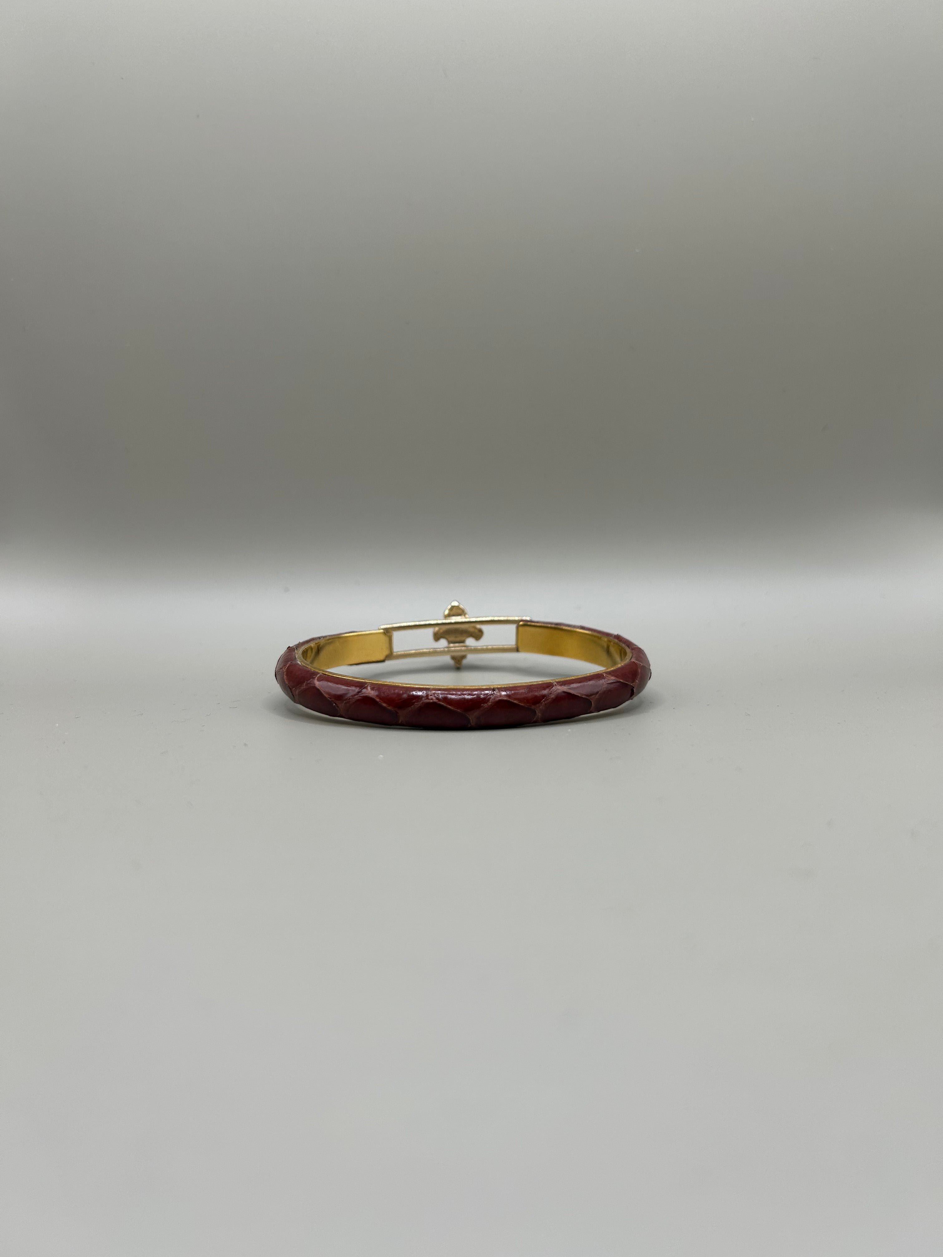 Braccialetto in pelle di serpente