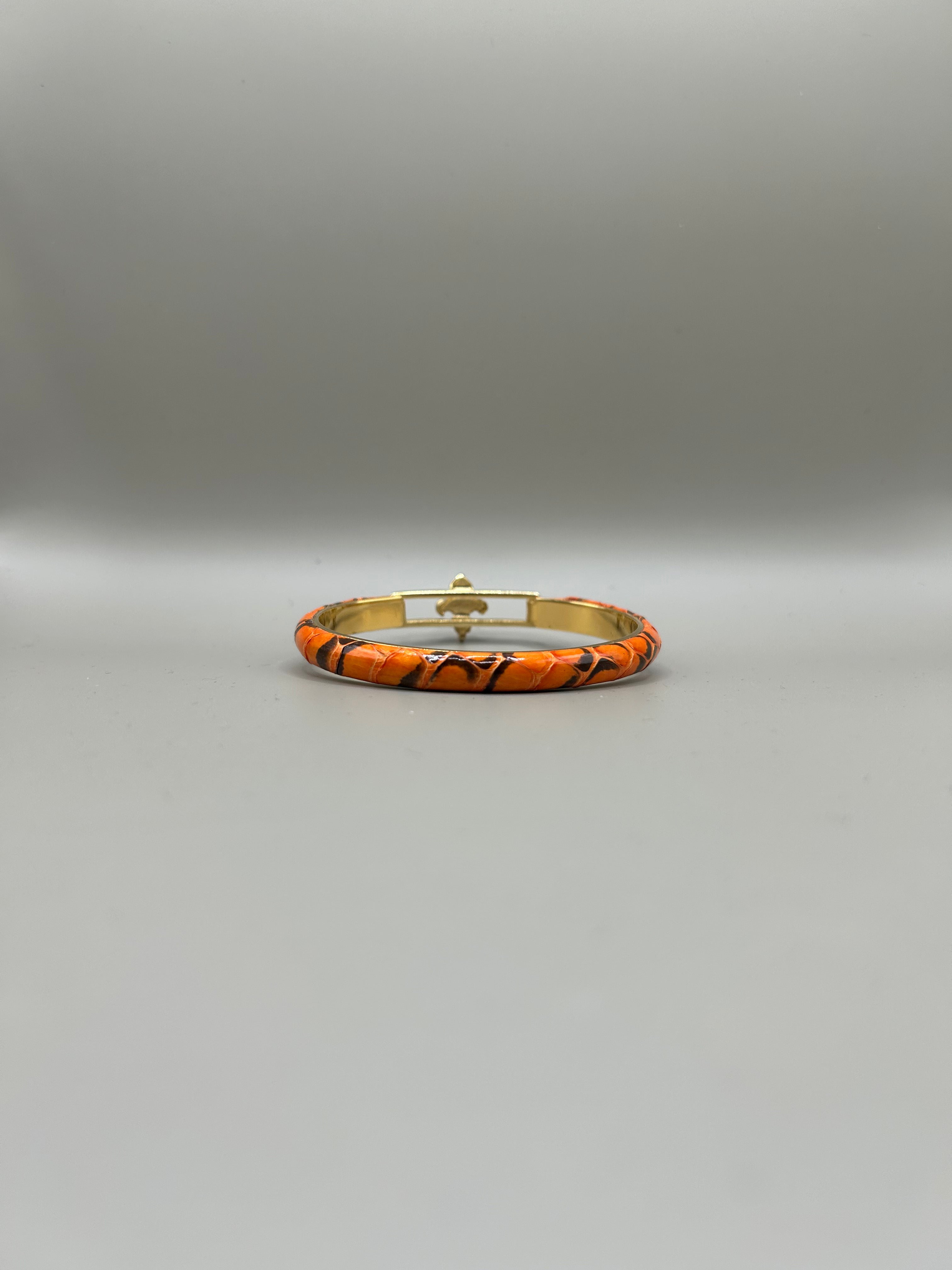 Braccialetto in pelle di serpente