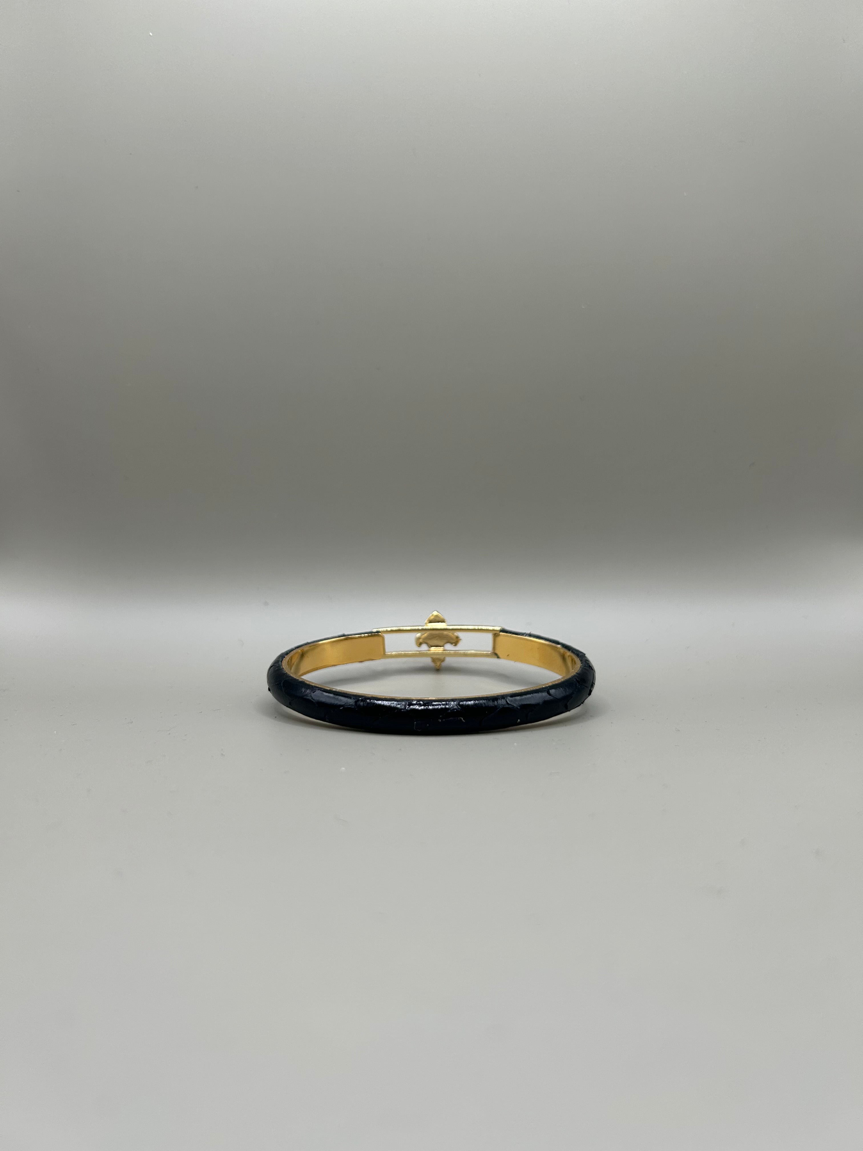 Braccialetto in pelle di serpente