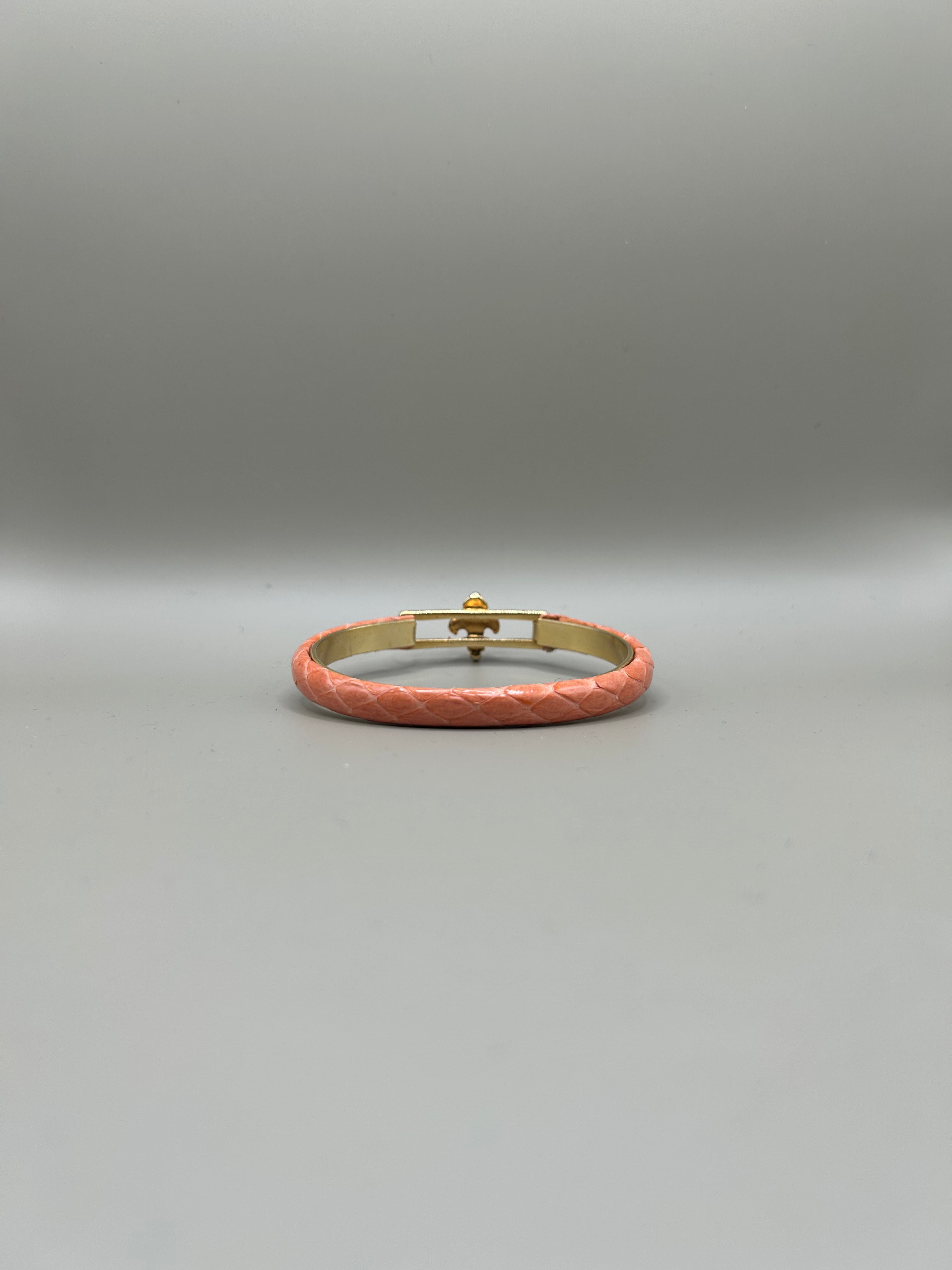 Braccialetto in pelle di serpente