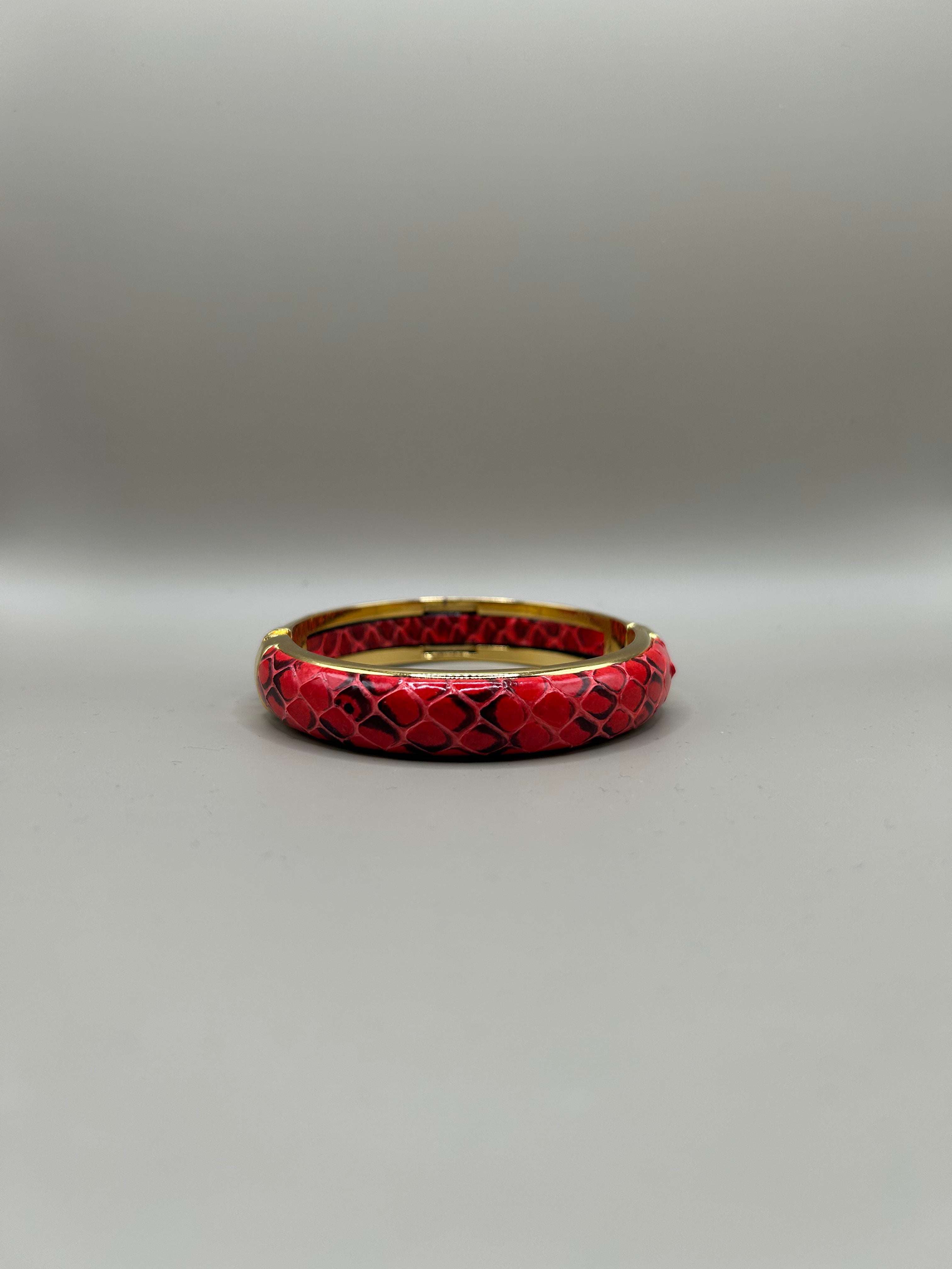 Braccialetto in pelle di serpente