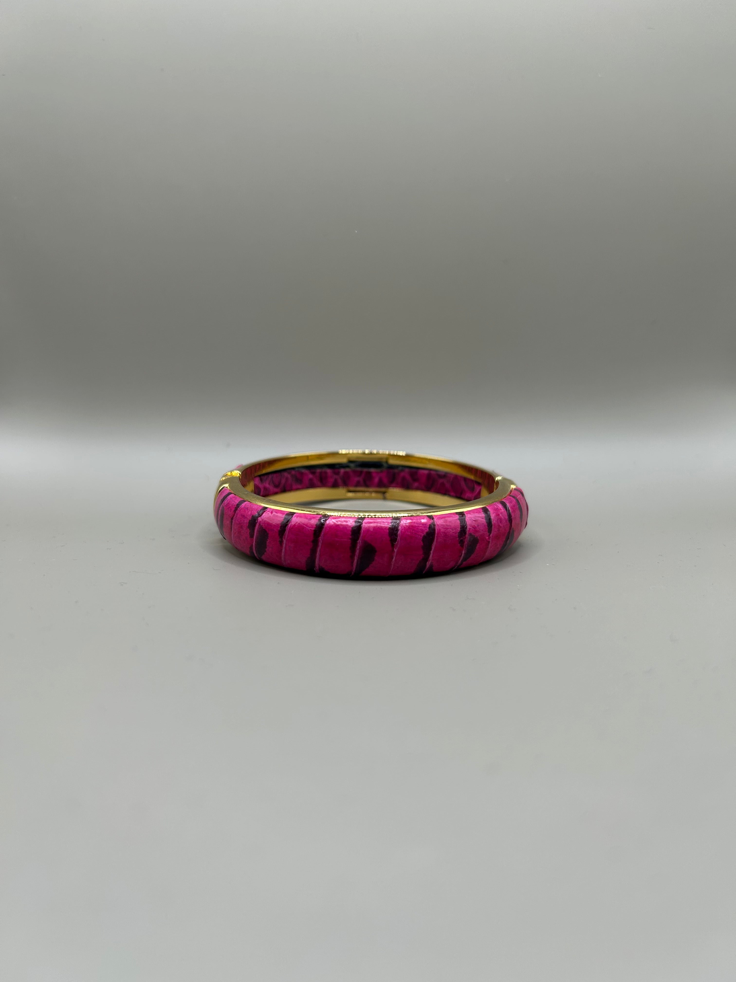 Braccialetto in pelle di serpente