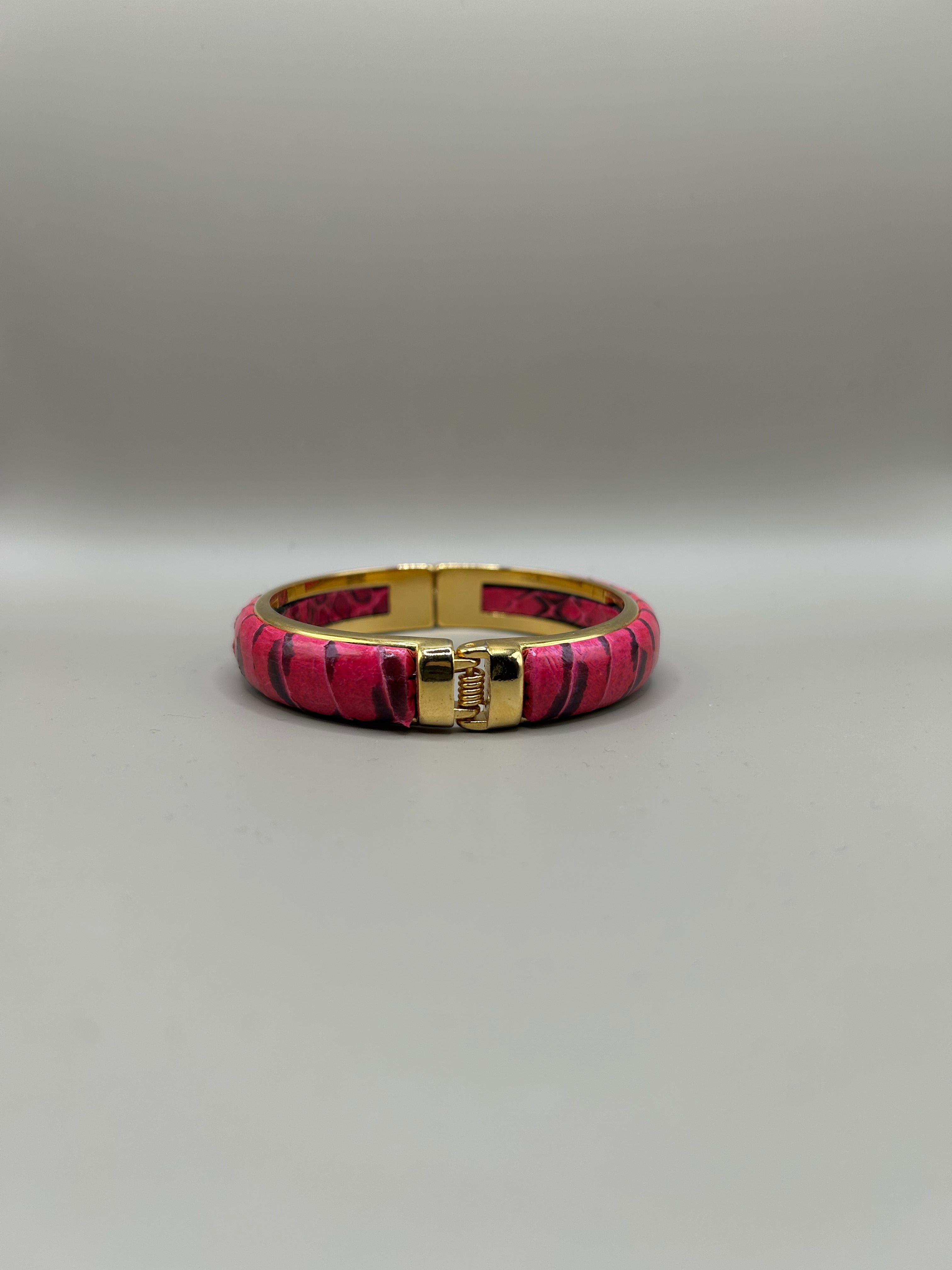 Braccialetto in pelle di serpente