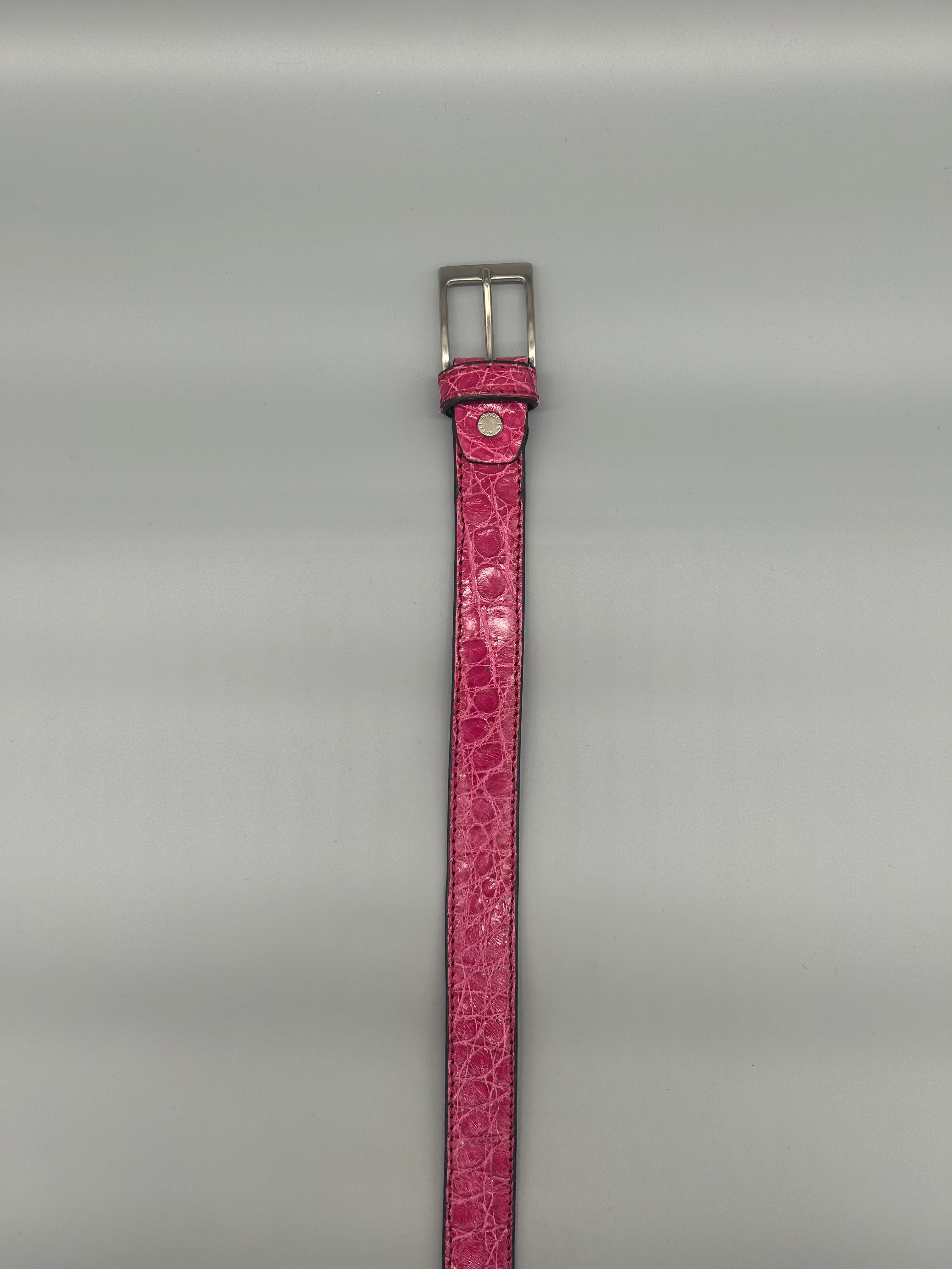 Cintura in pelle di coccodrillo
