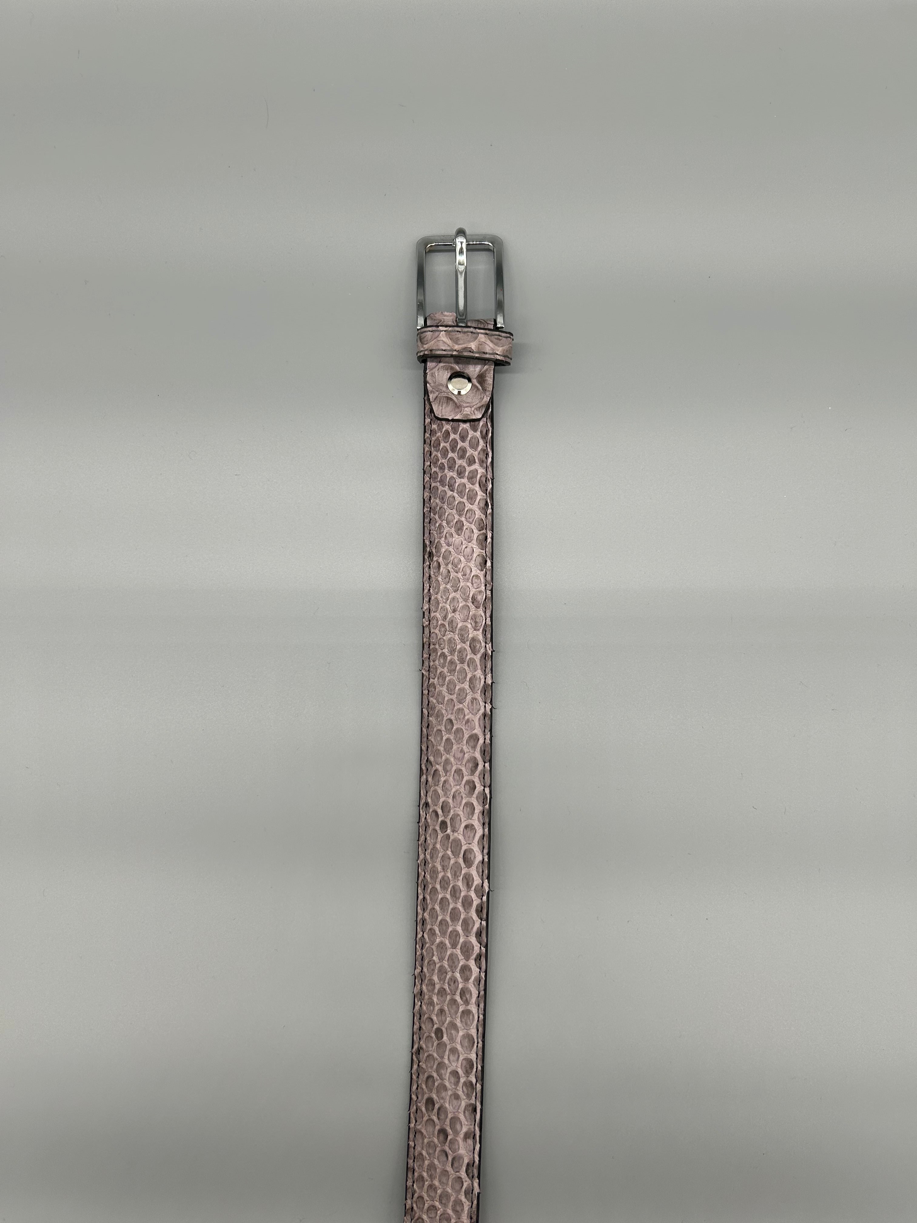Cintura in pelle di pitone