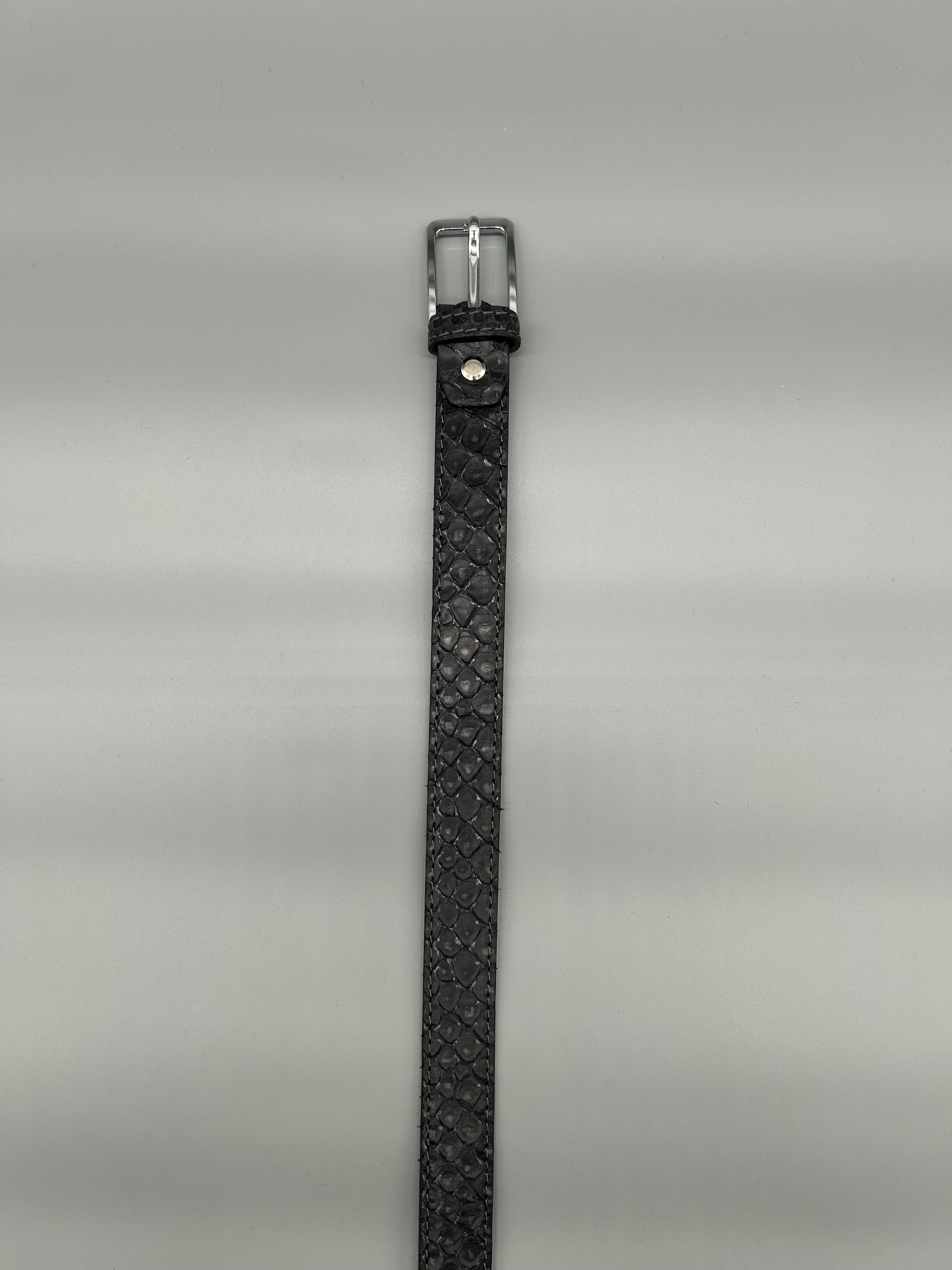 Cintura in pelle di pitone
