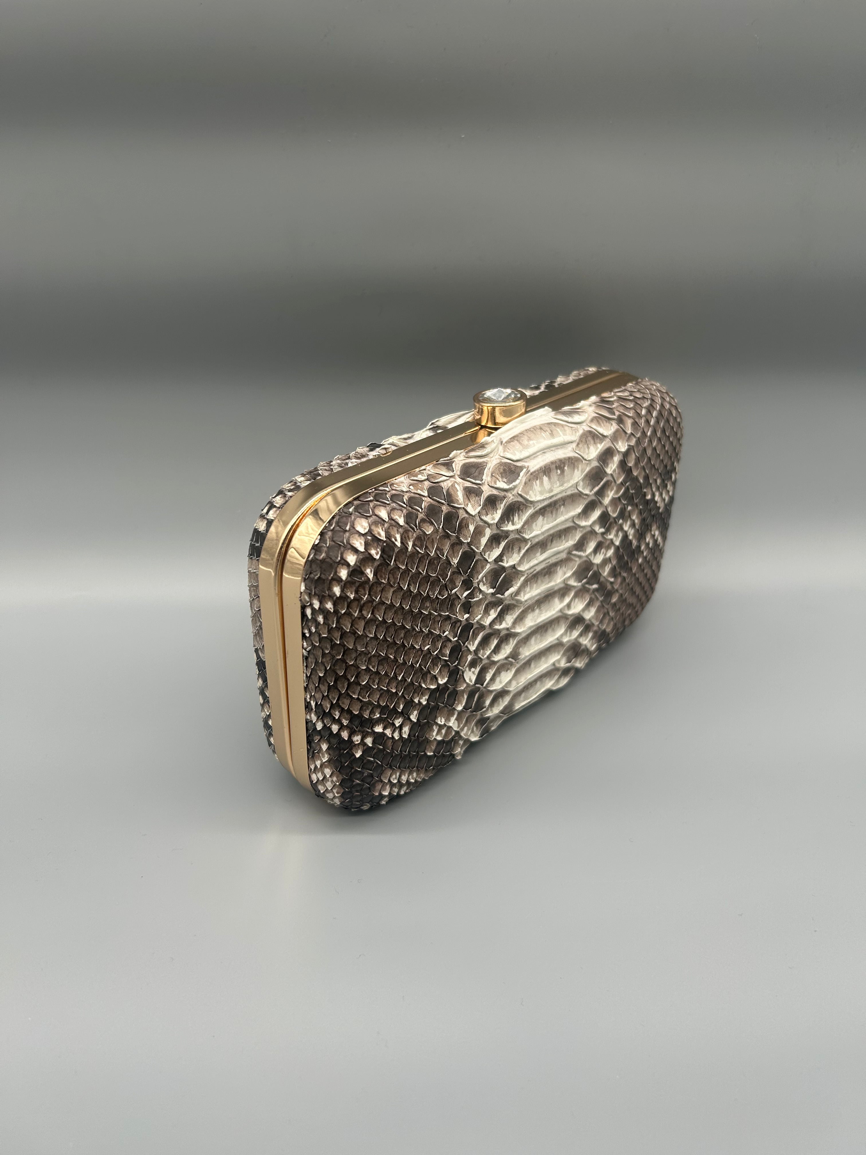 Borsa in pelle di pitone