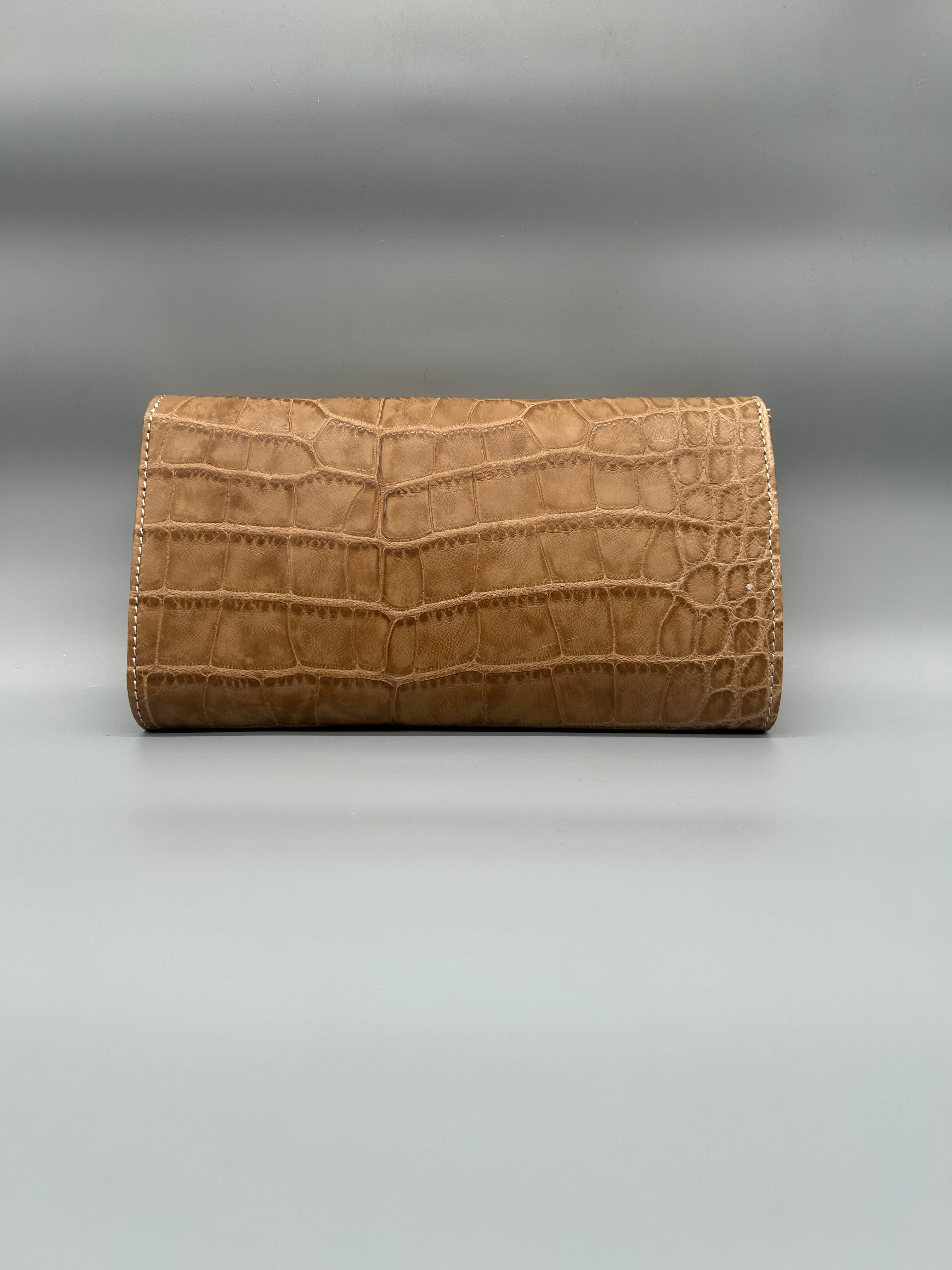 Borsa in pelle di coccodrillo