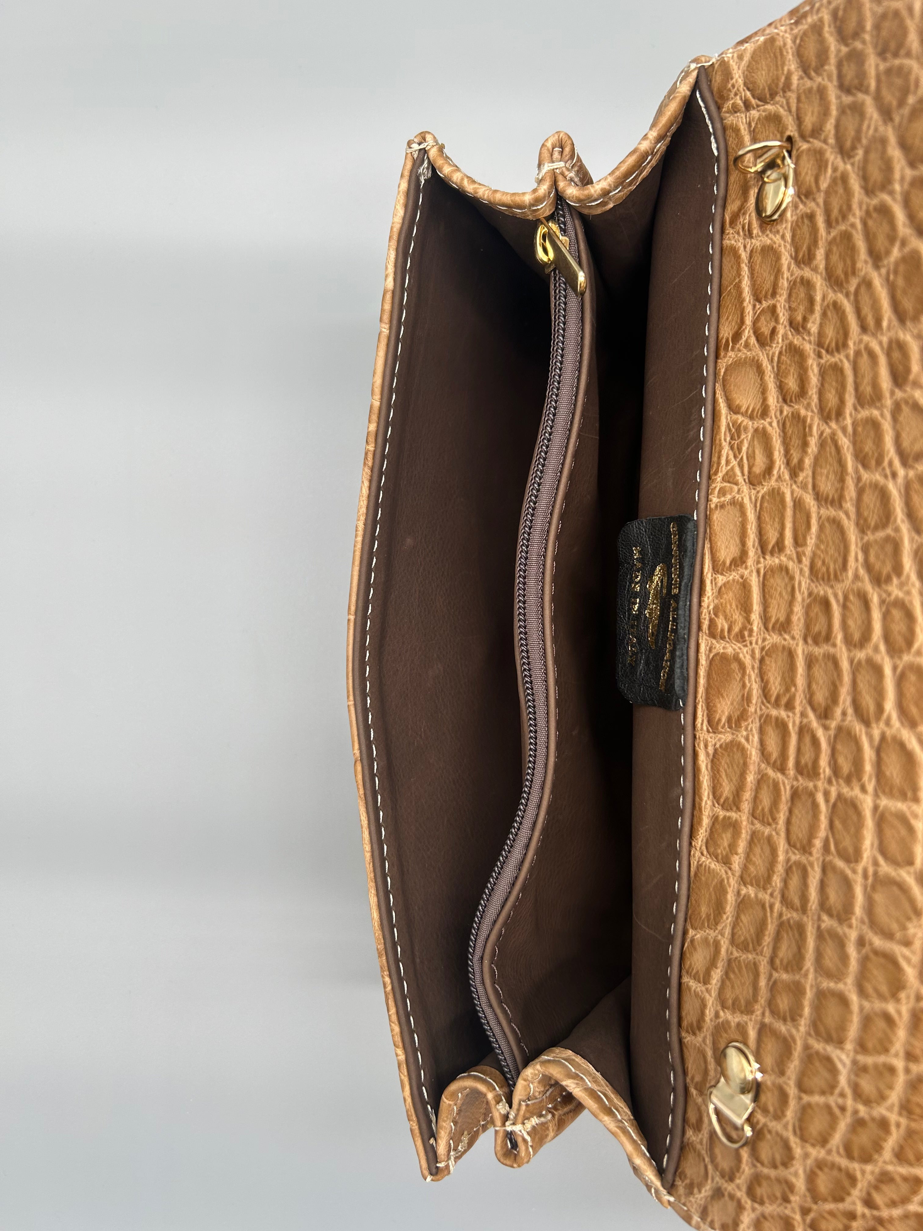 Borsa in pelle di coccodrillo