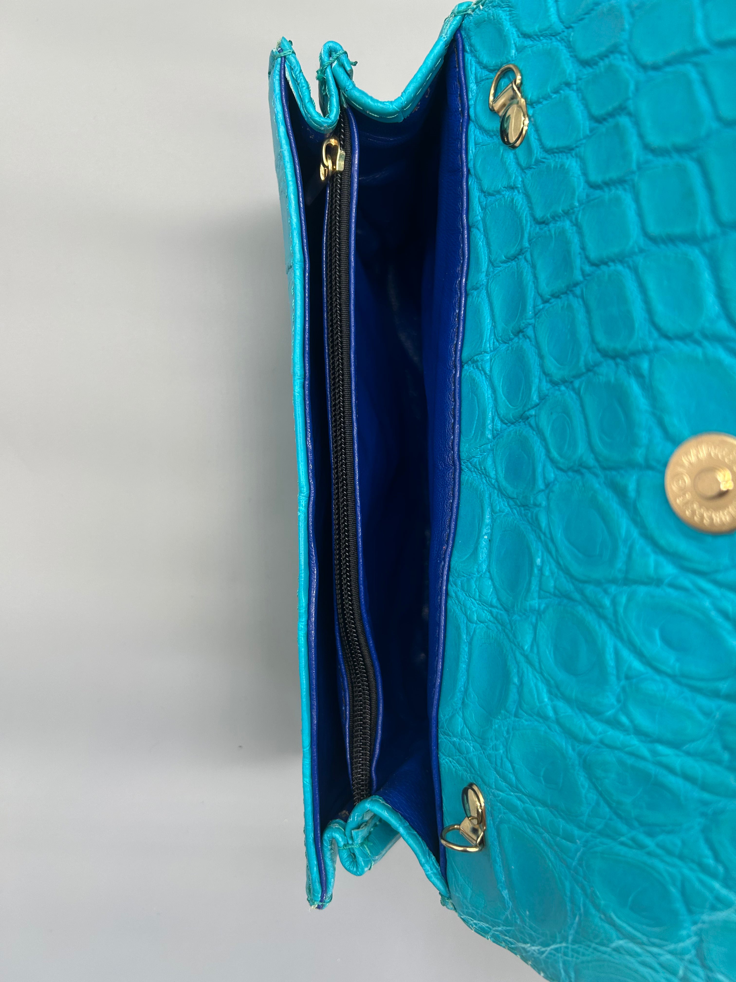 Borsa in pelle di coccodrillo
