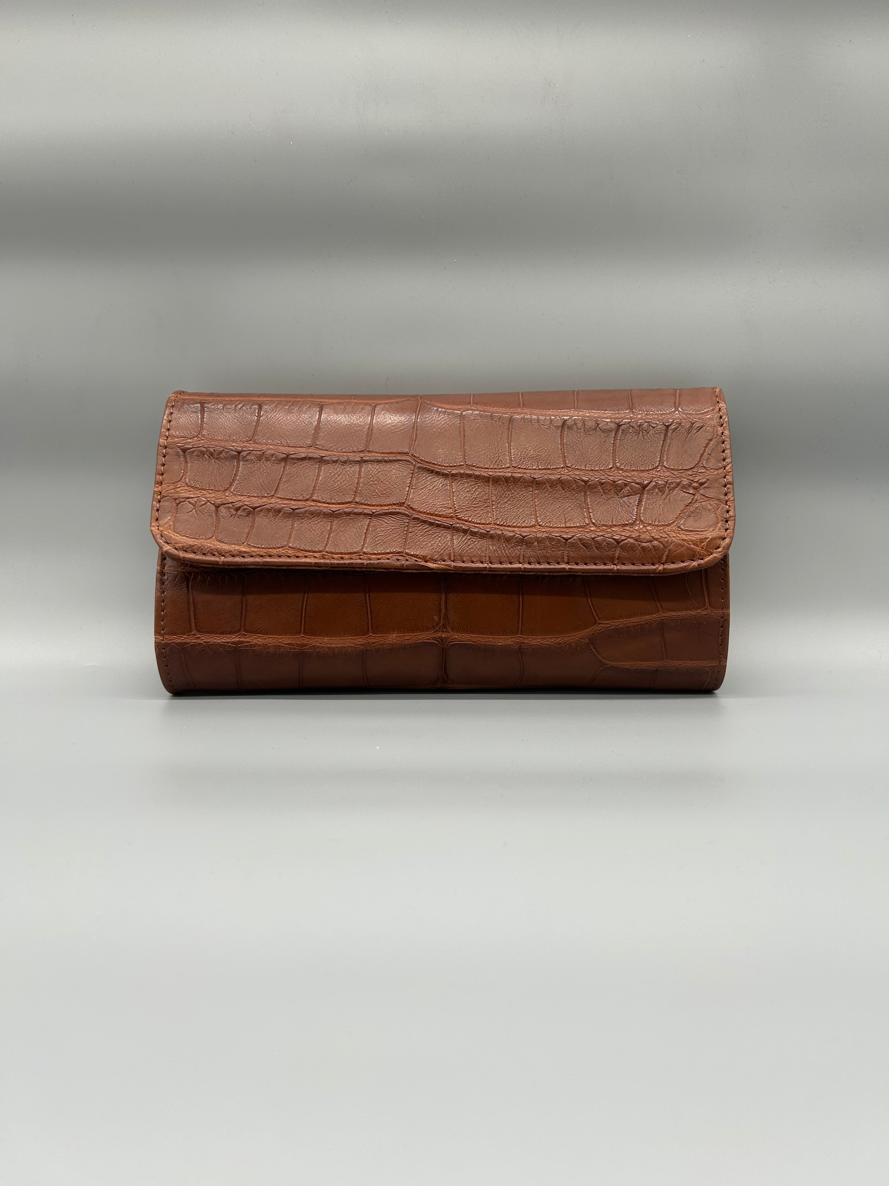 Borsa in pelle di coccodrillo