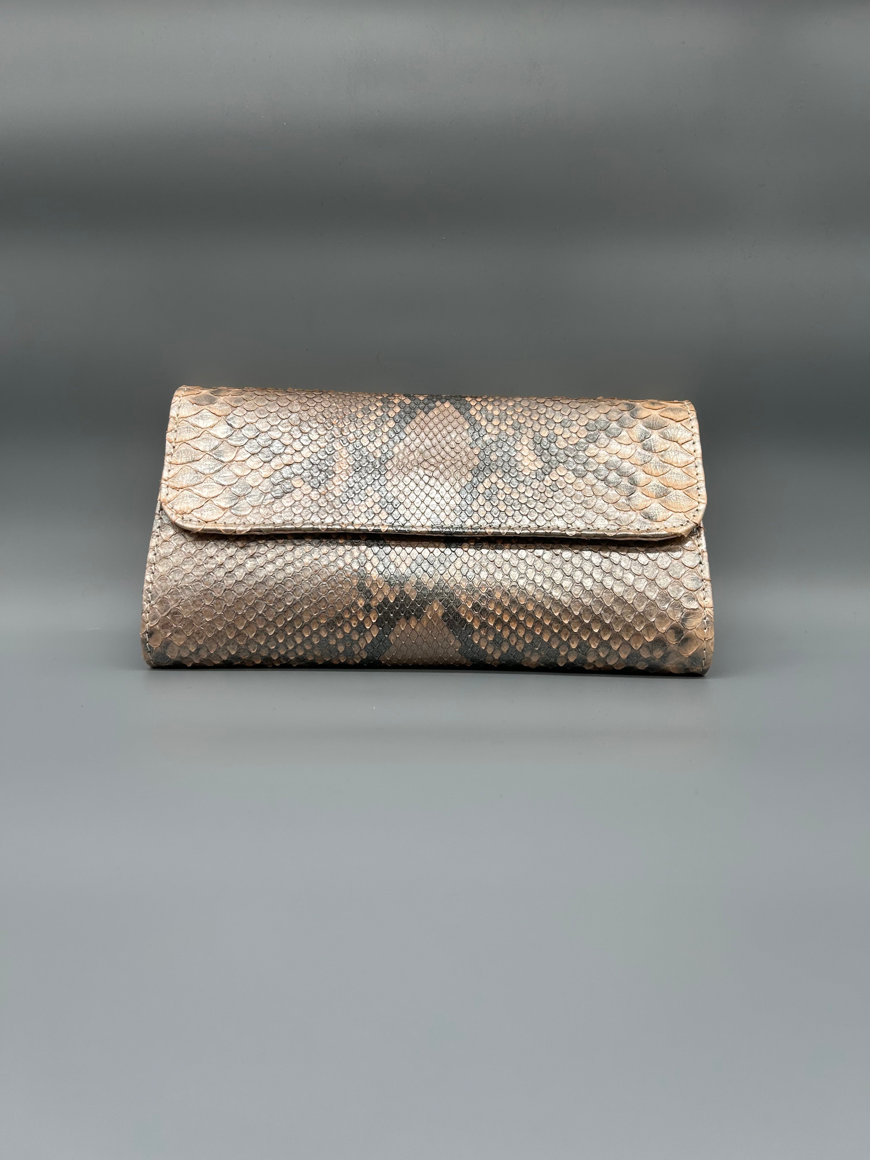 Borsa in pelle di pitone
