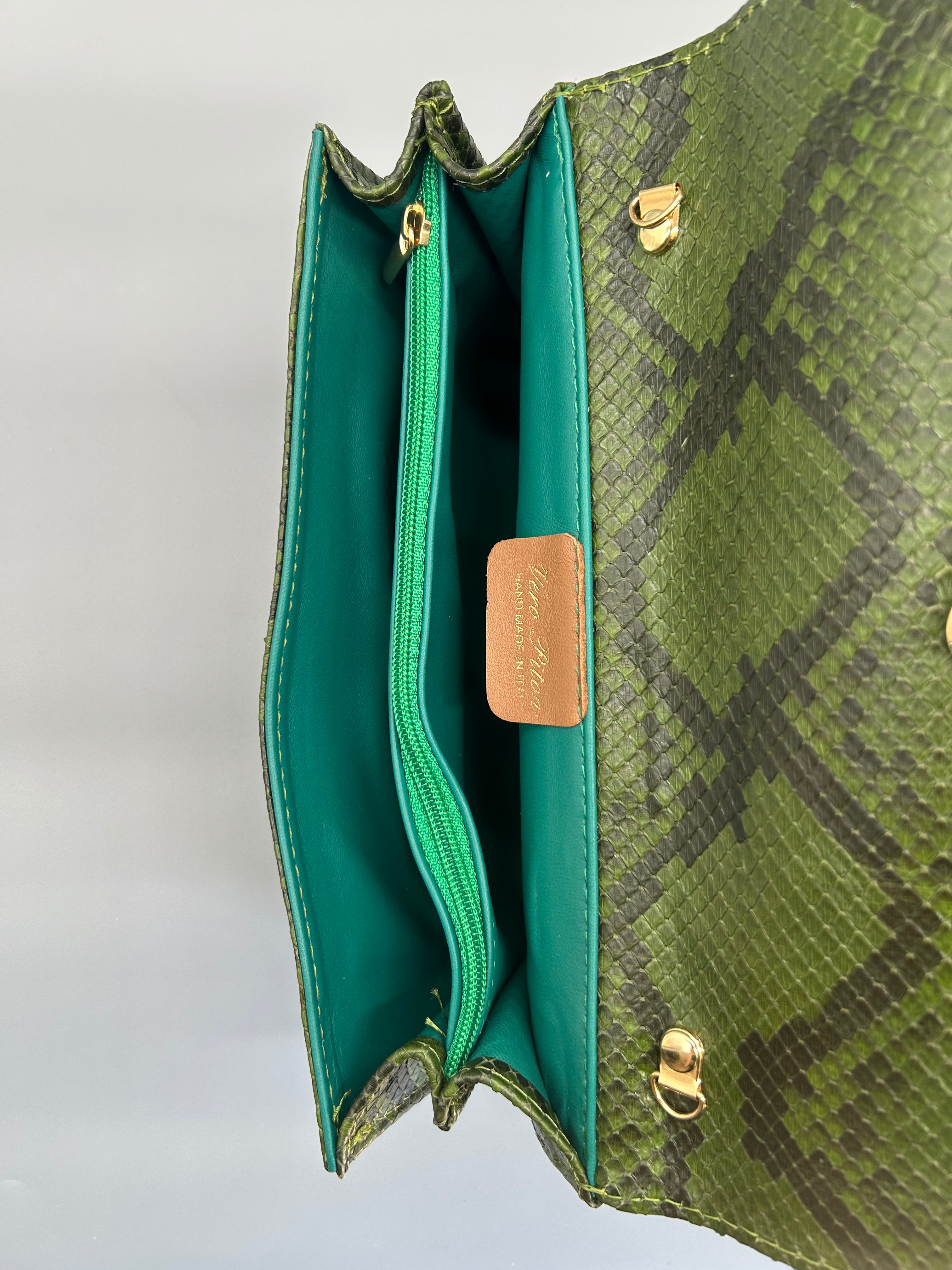 Borsa in pelle di pitone