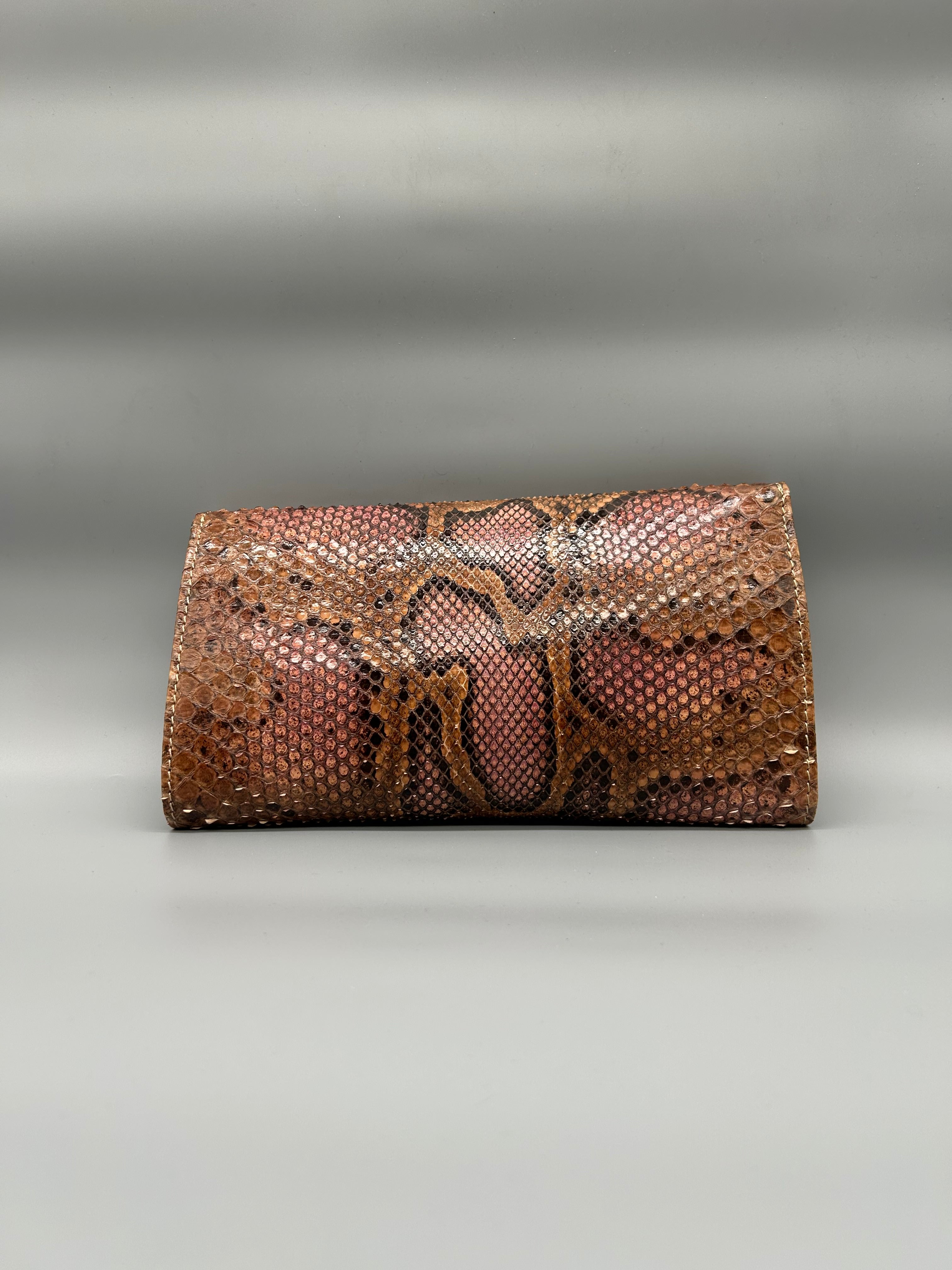 Borsa in pelle di pitone