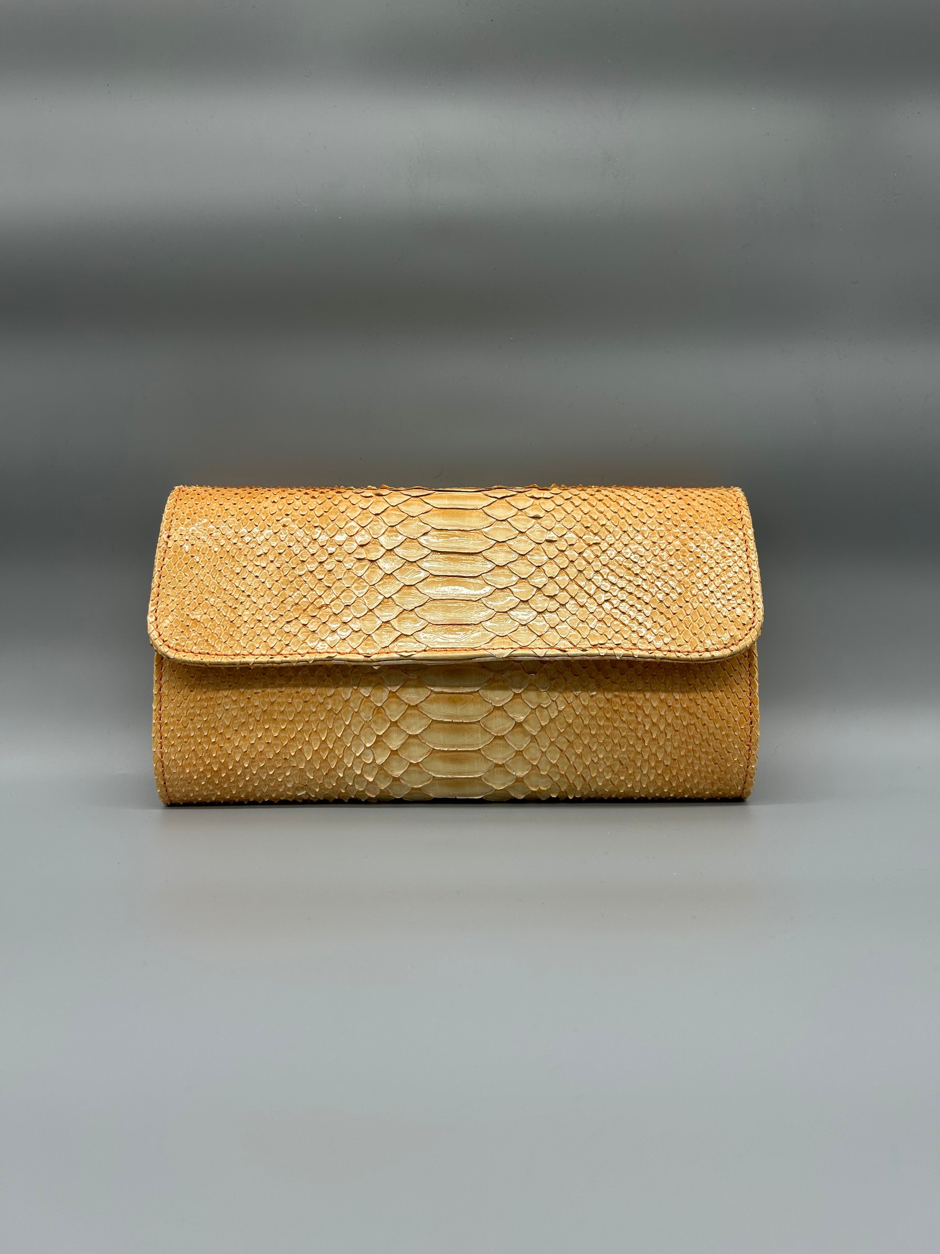 Borsa in pelle di pitone