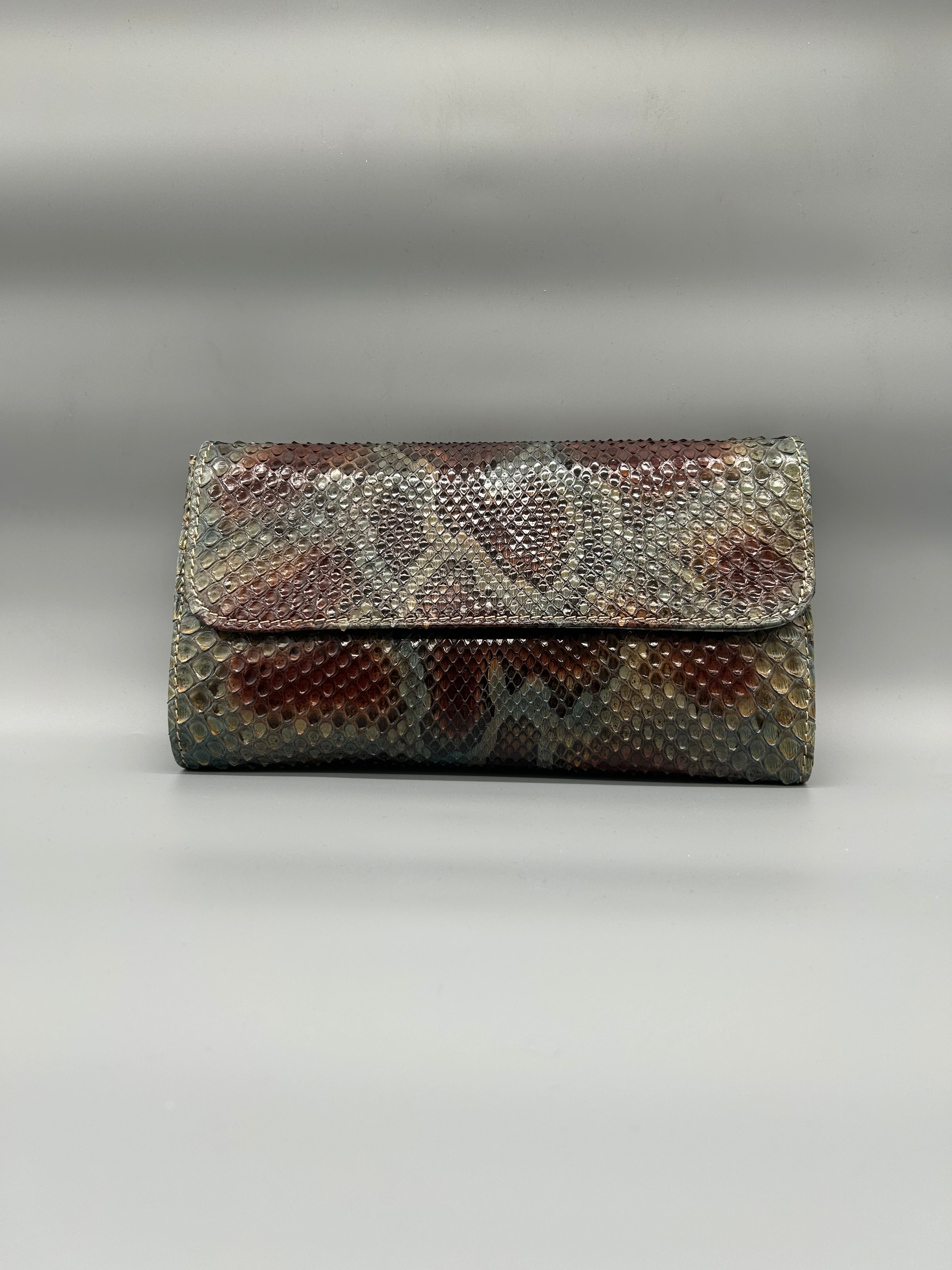 Borsa in pelle di pitone