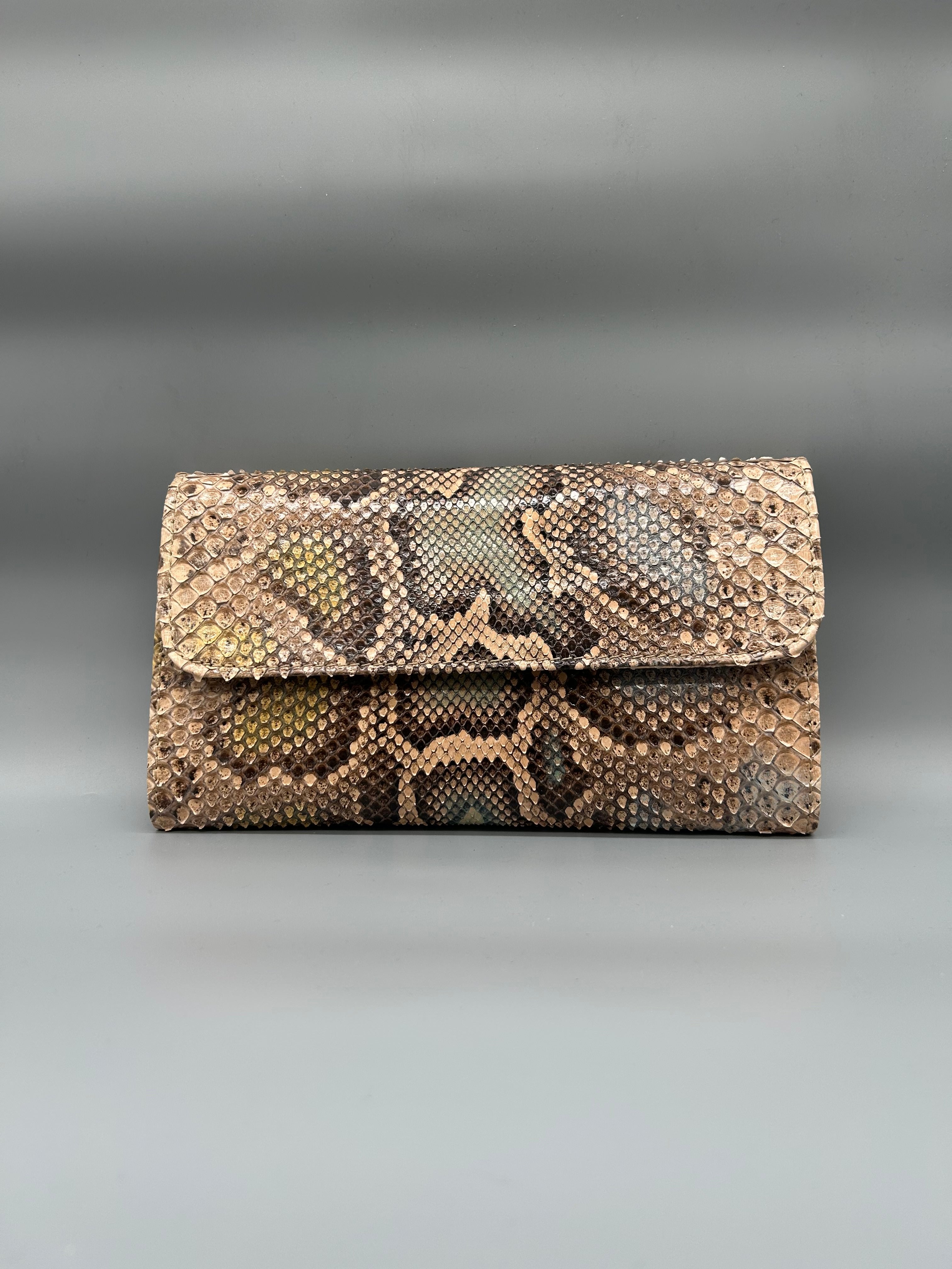 Borsa in pelle di pitone