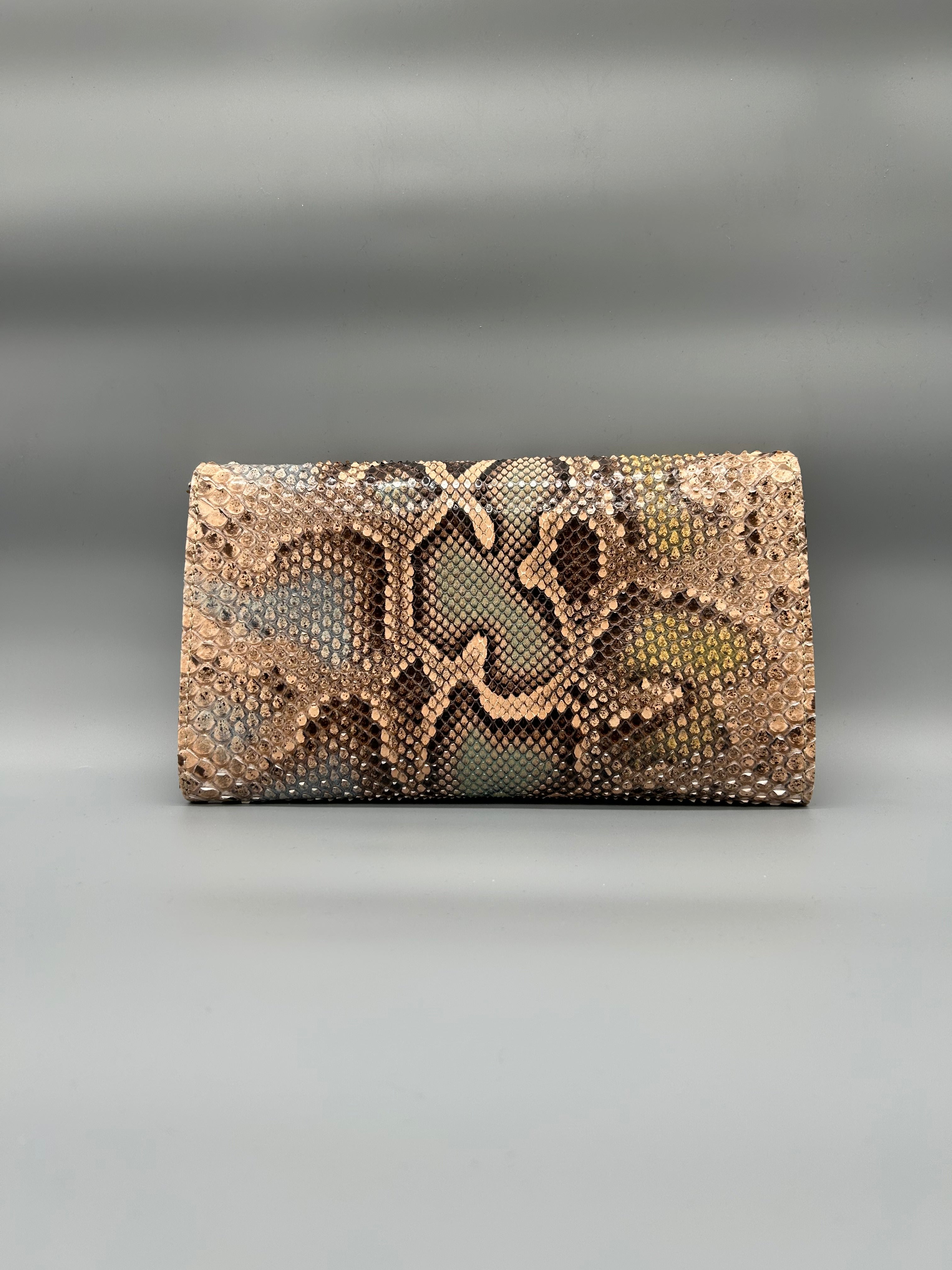 Borsa in pelle di pitone