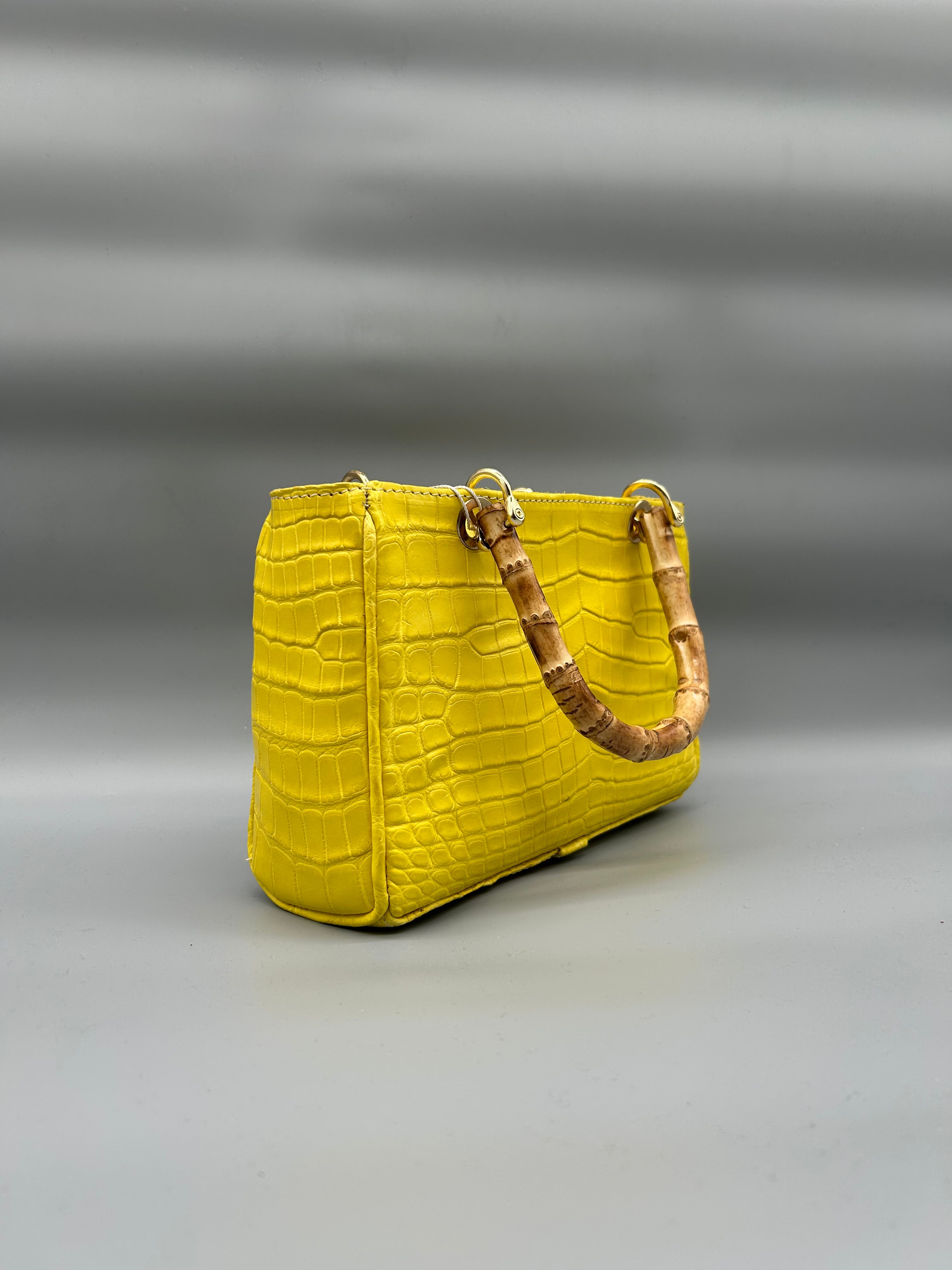 Borsa in pelle di coccodrillo