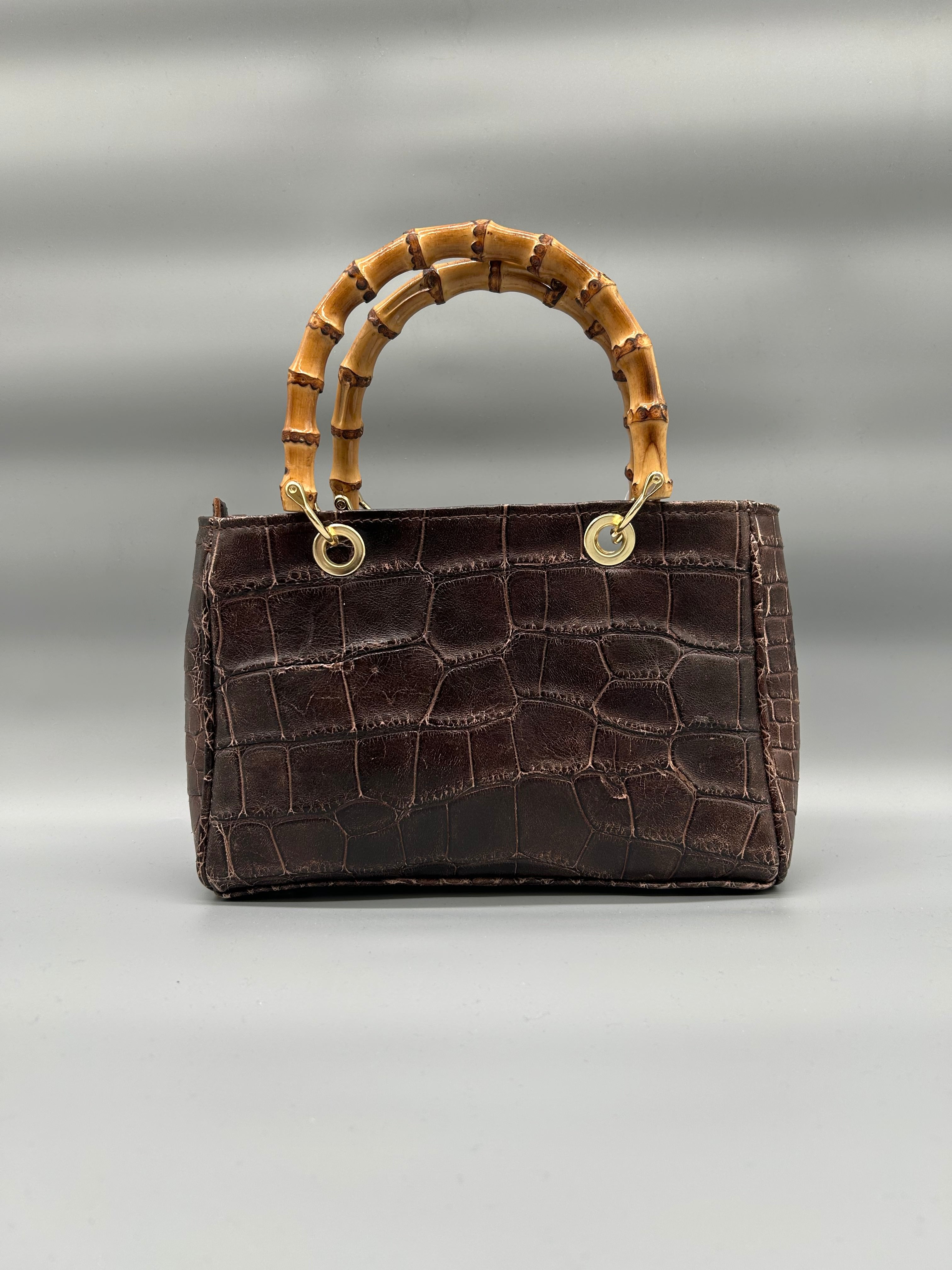 Borsa in pelle di coccodrillo