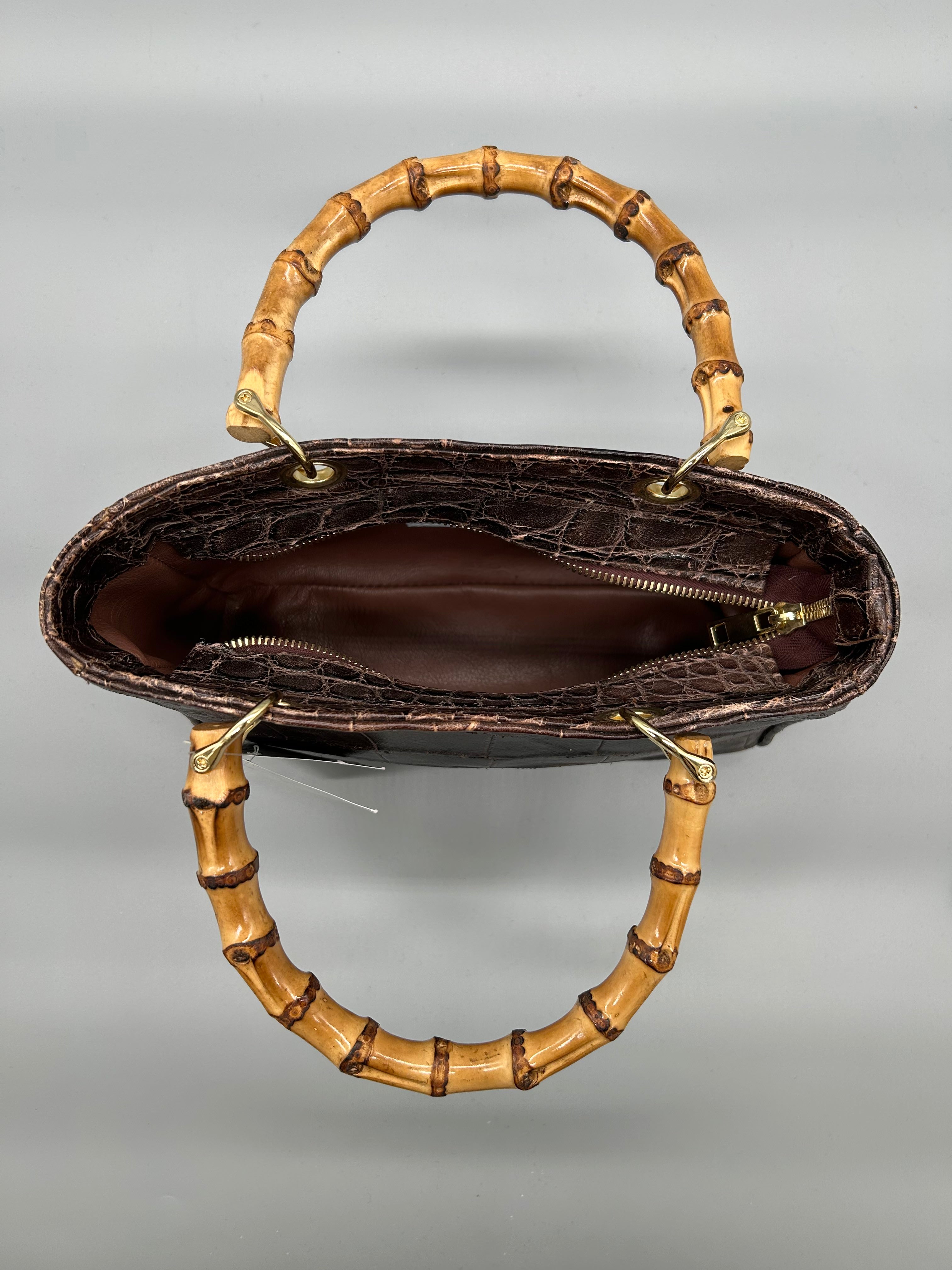 Borsa in pelle di coccodrillo