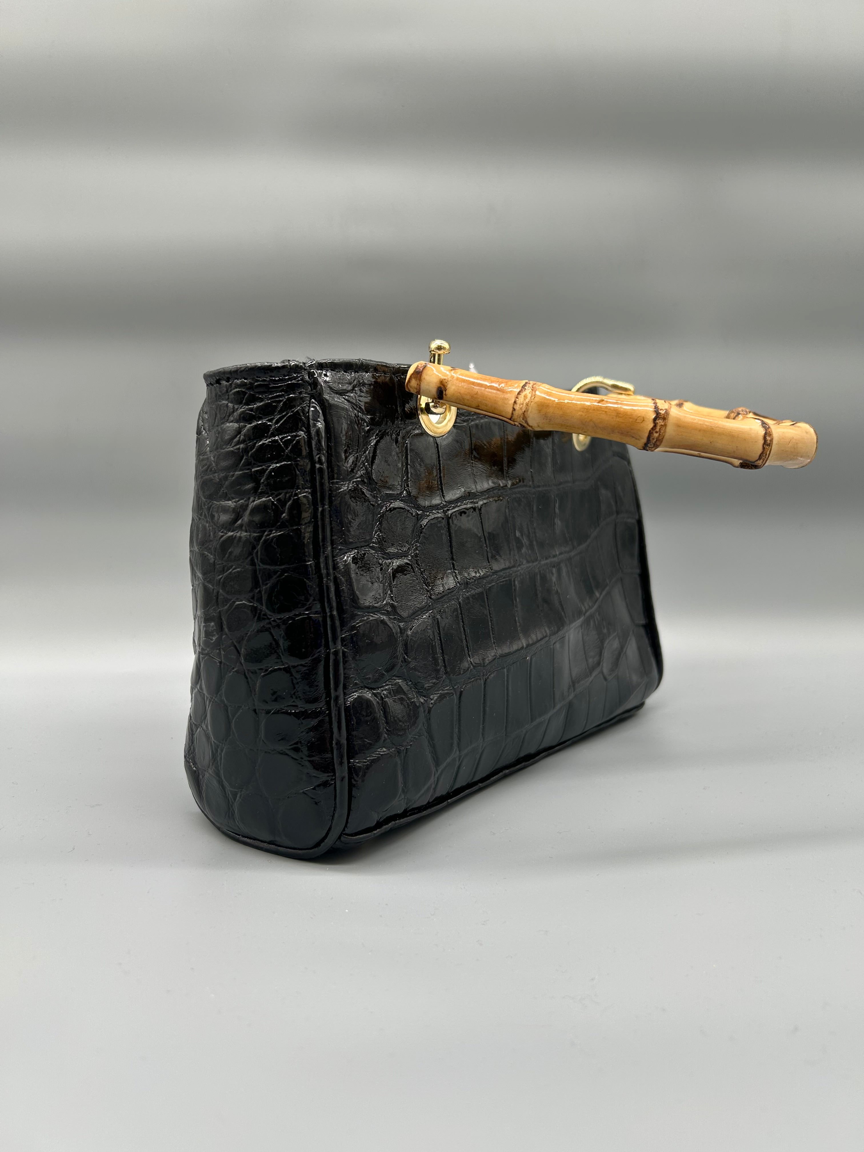 Borsa in pelle di coccodrillo