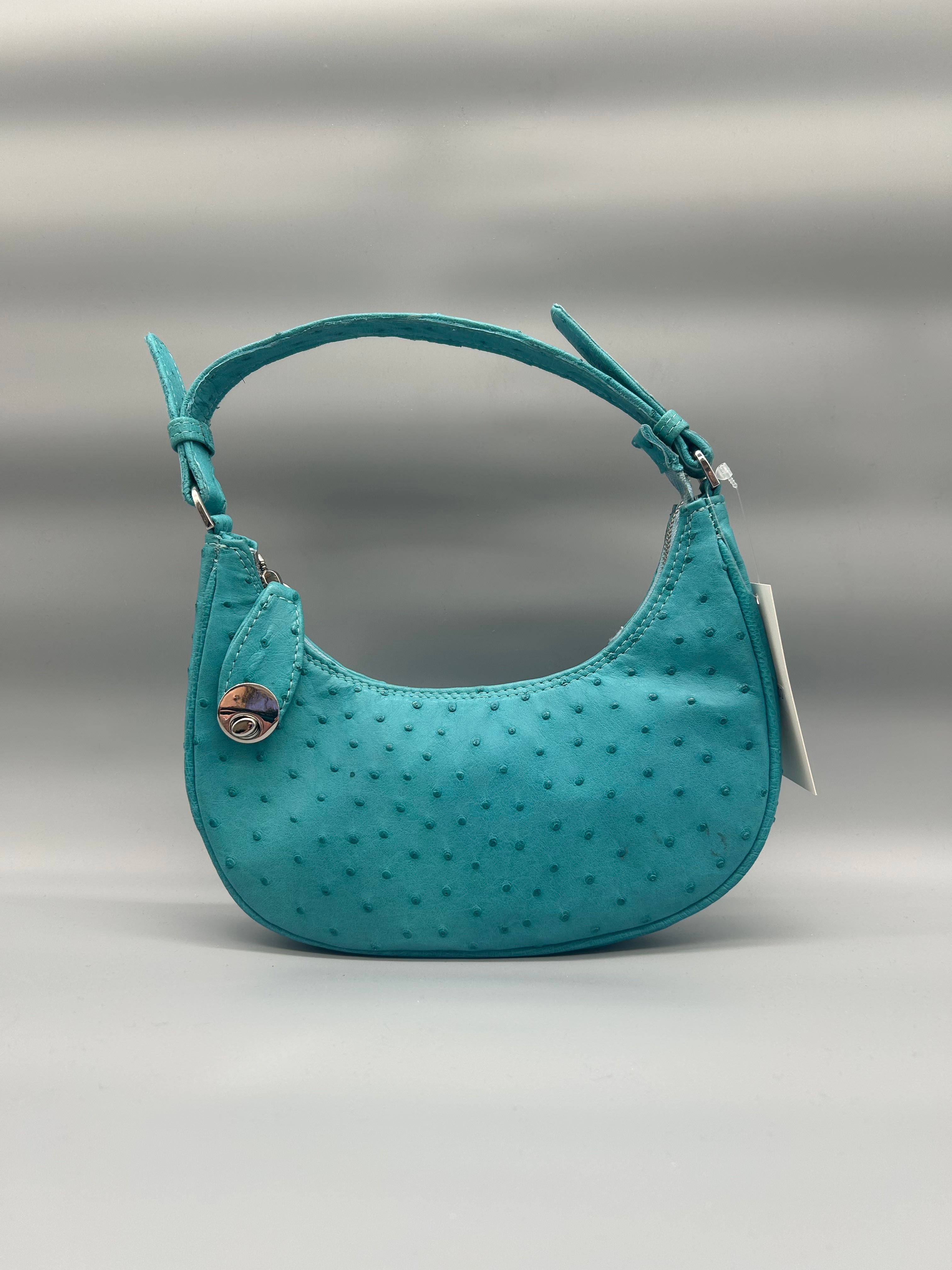 Borsa in pelle di struzzo