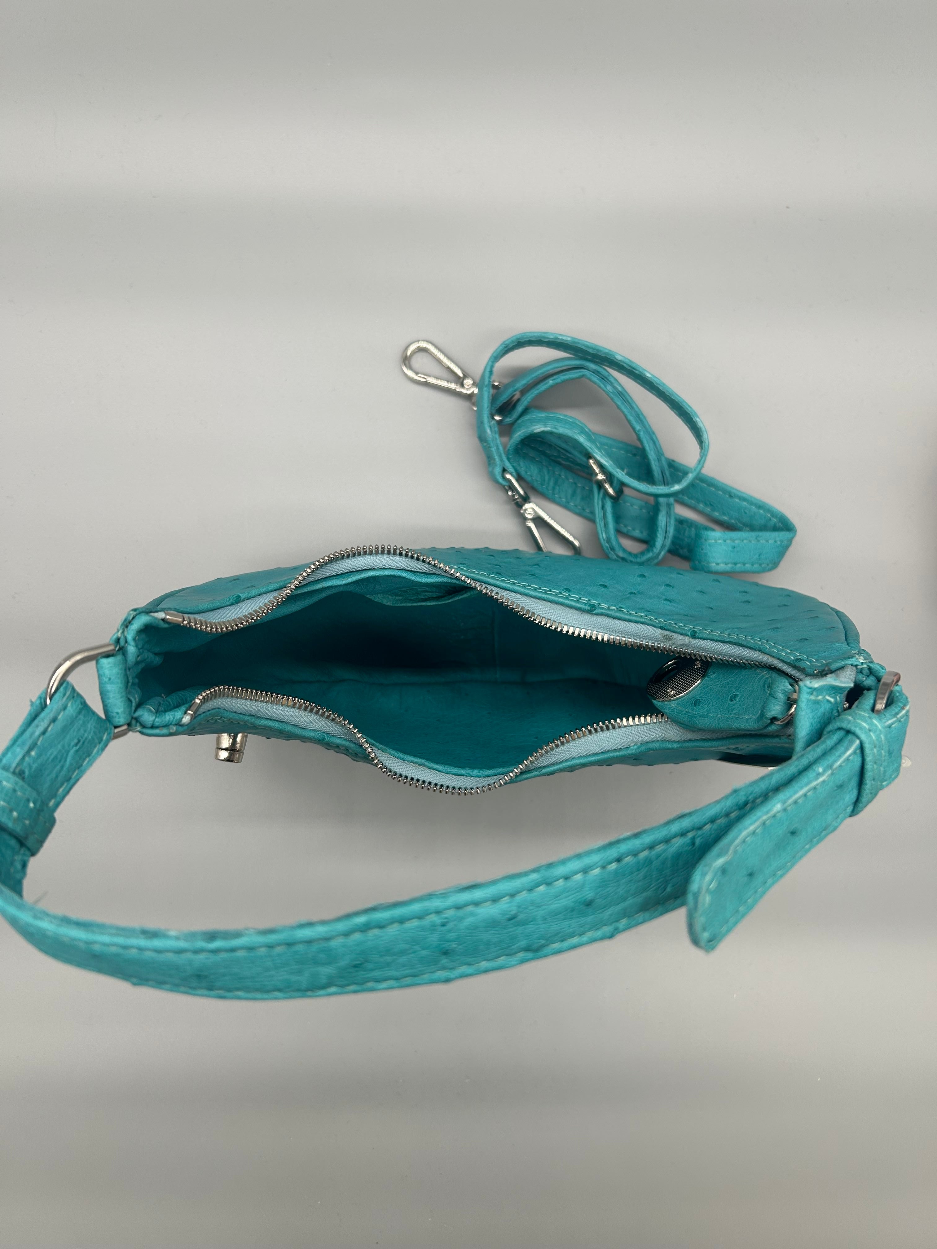 Borsa in pelle di struzzo
