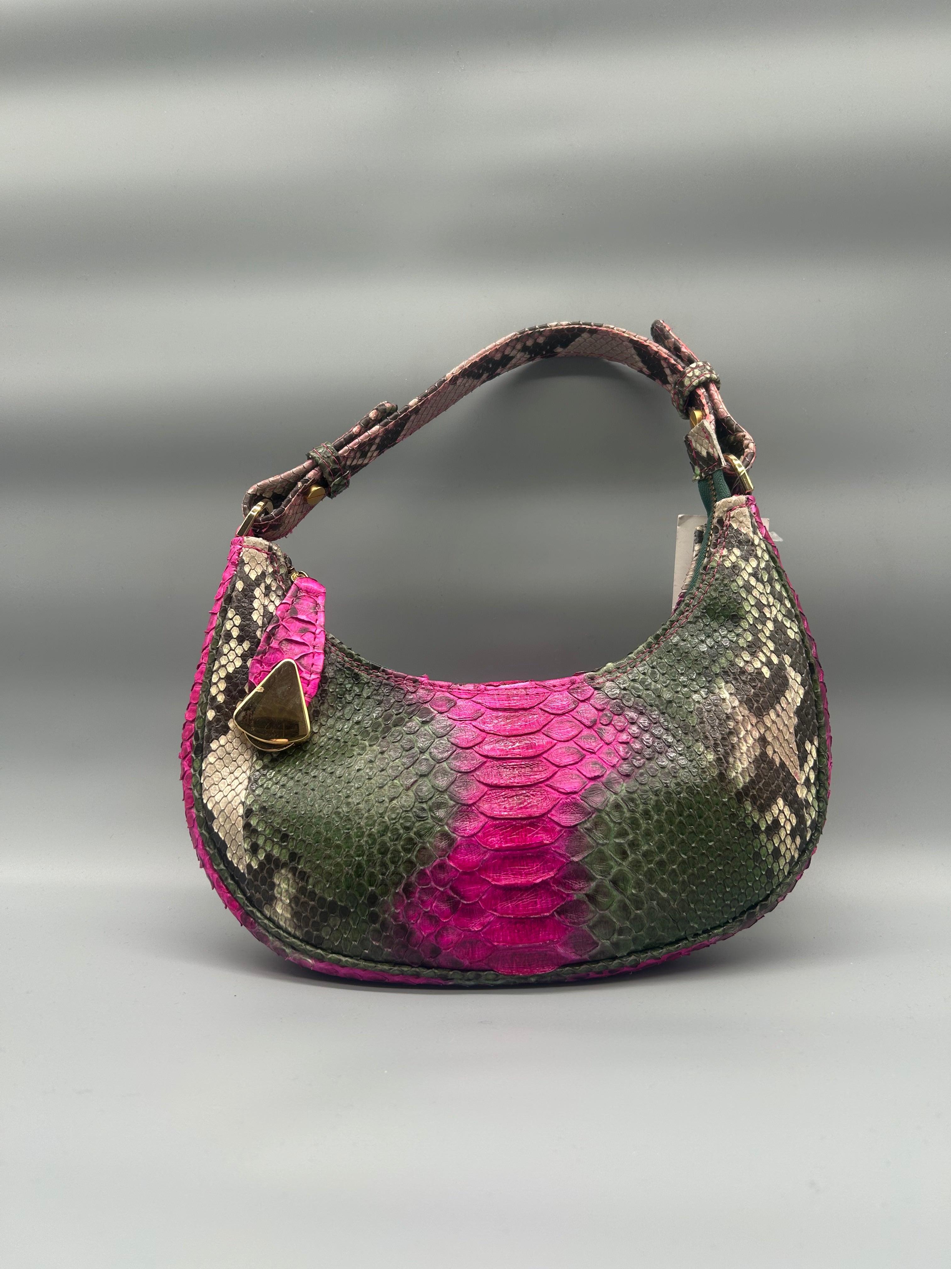 Borsa in pelle di pitone