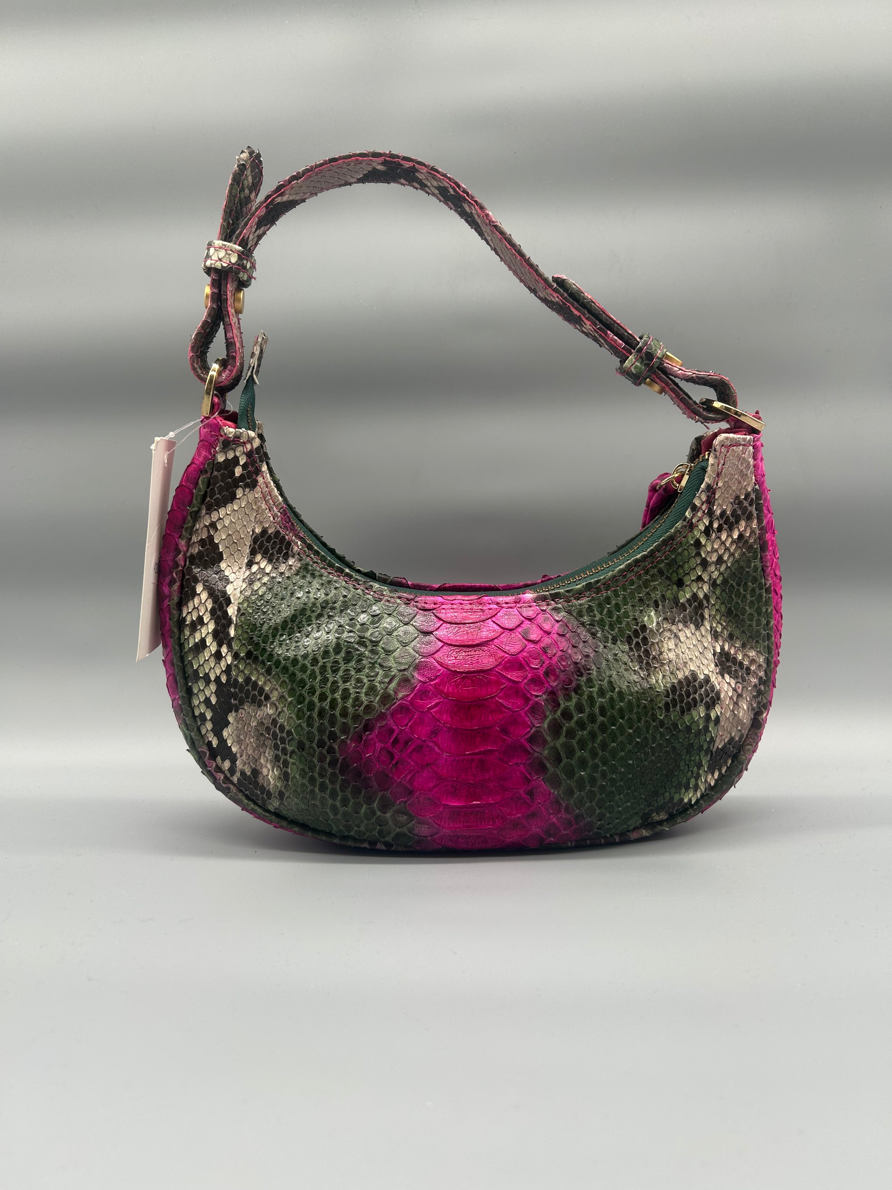 Borsa in pelle di pitone