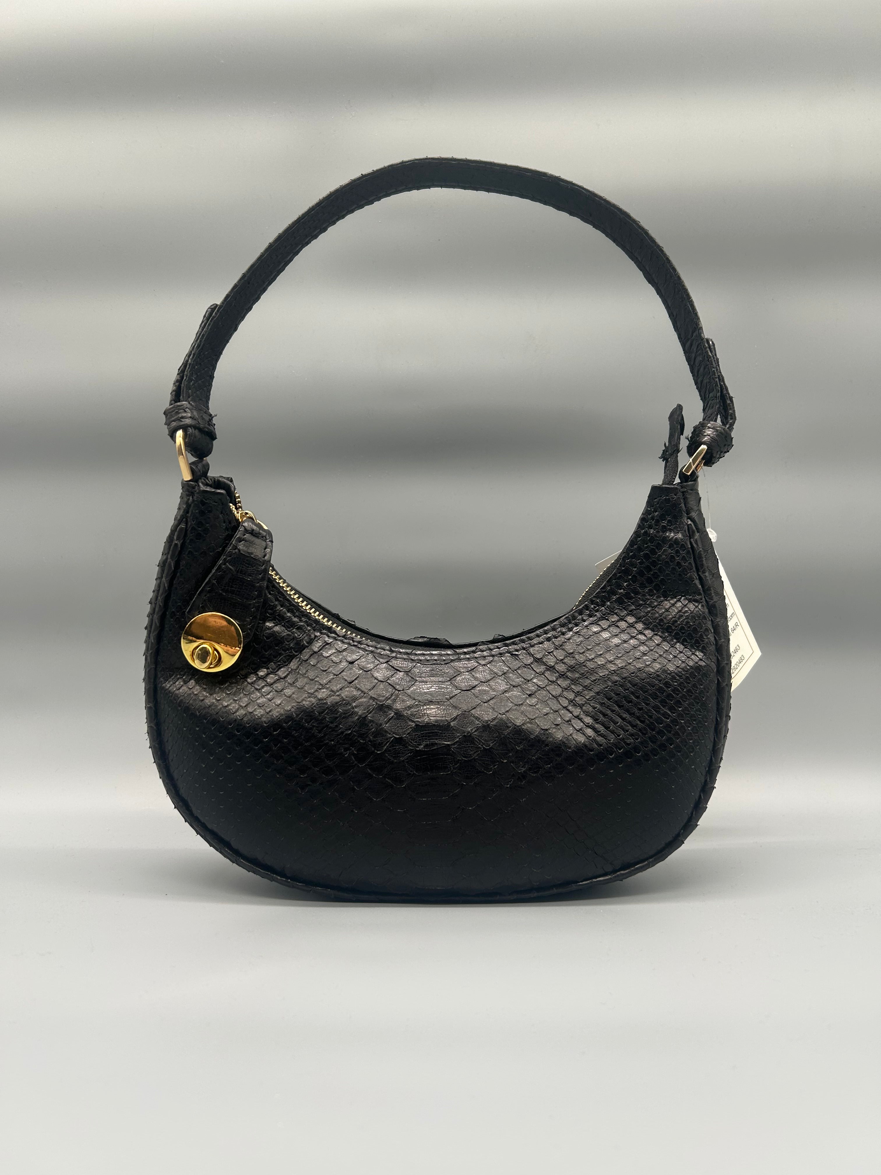 Borsa in pelle di pitone