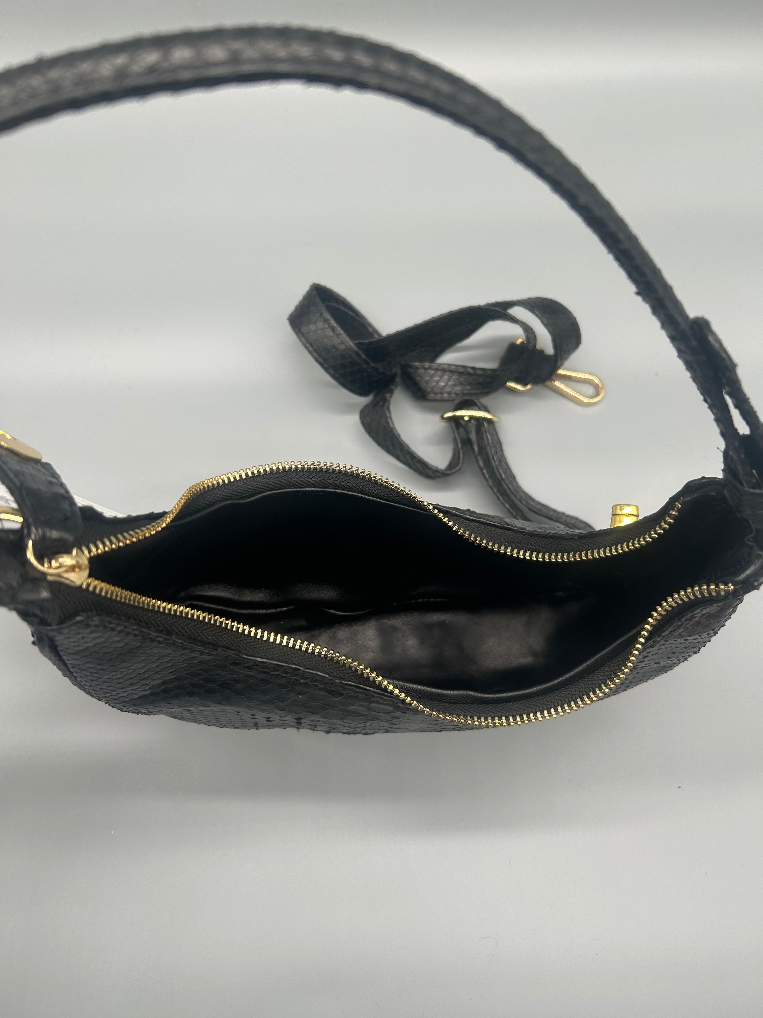 Borsa in pelle di pitone