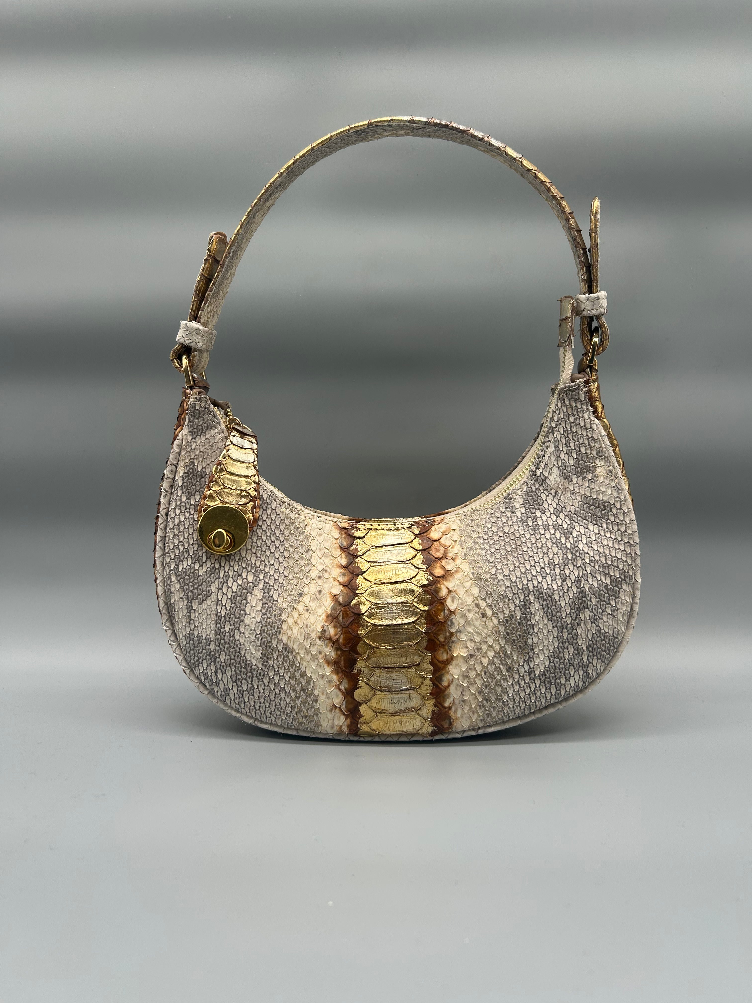 Borsa in pelle di pitone