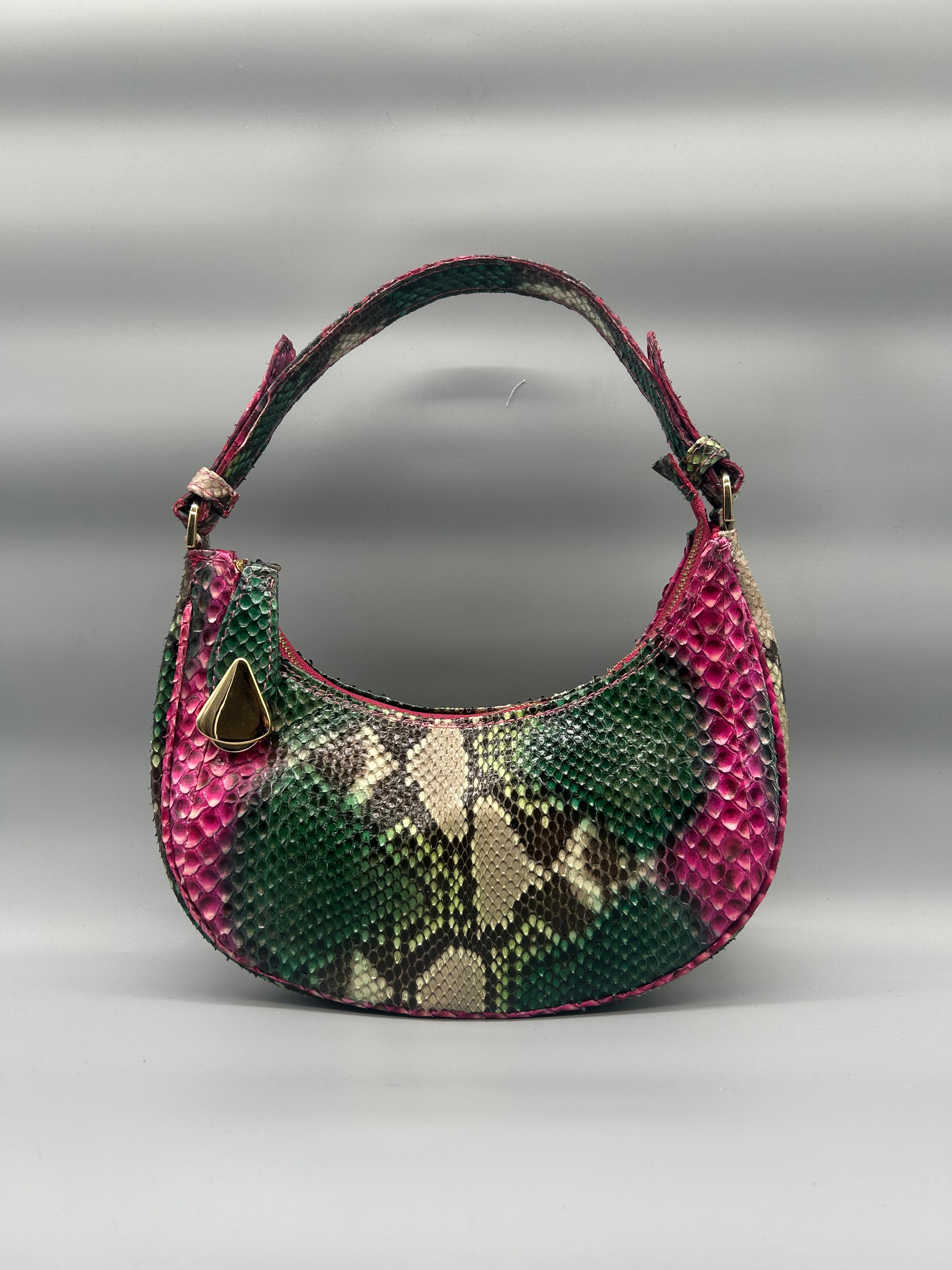 Borsa in pelle di pitone