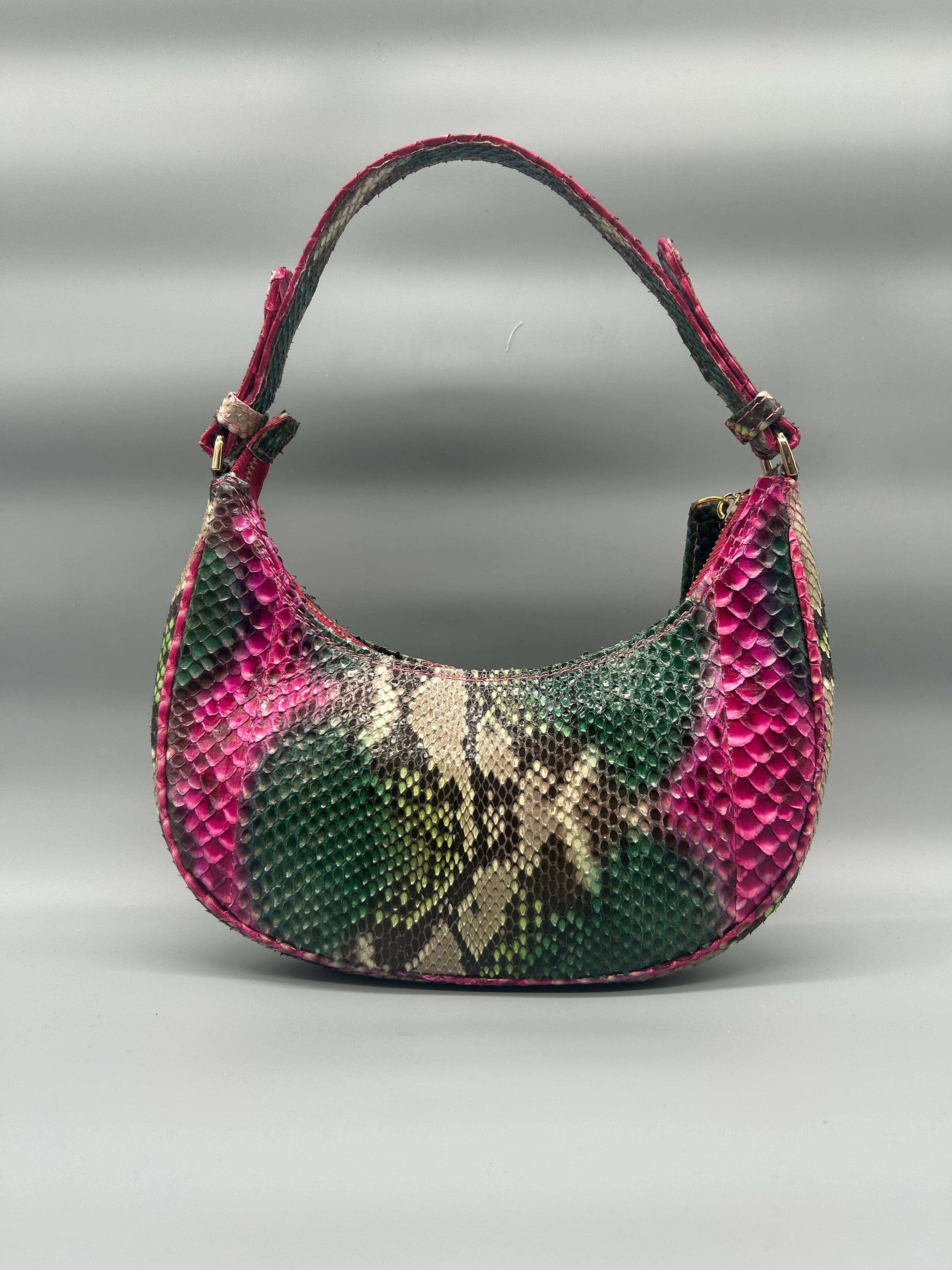 Borsa in pelle di pitone