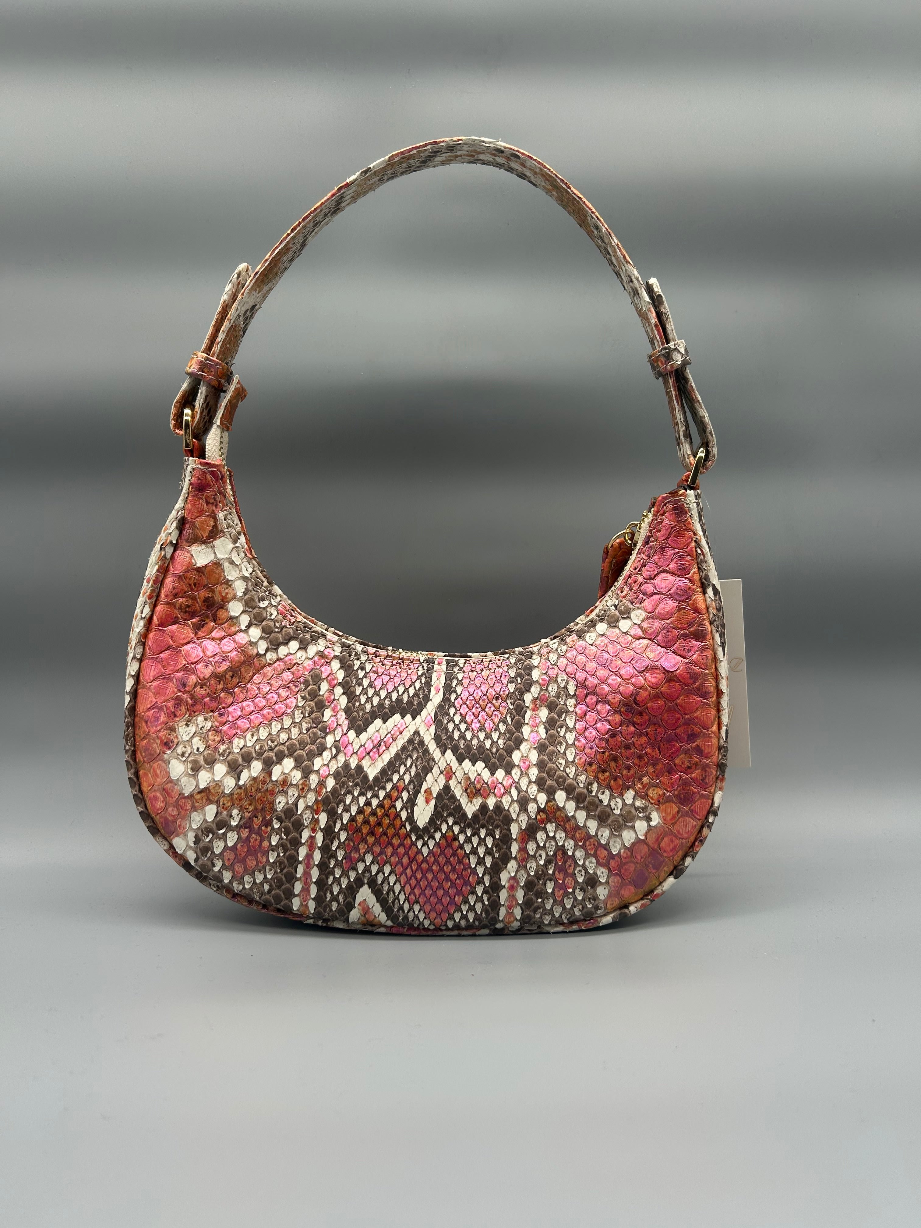 Borsa in pelle di pitone