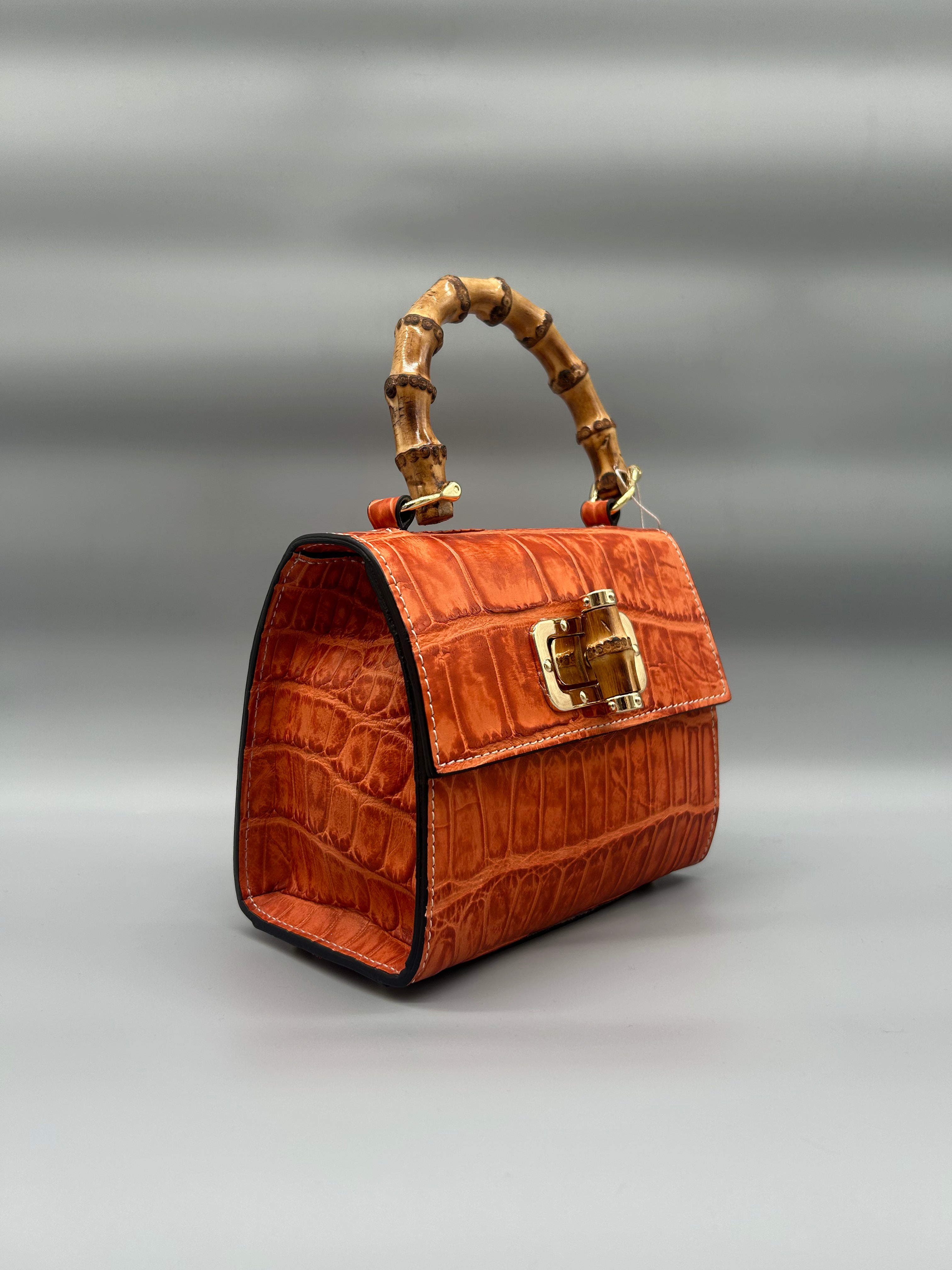 Borsa in pelle di coccodrillo