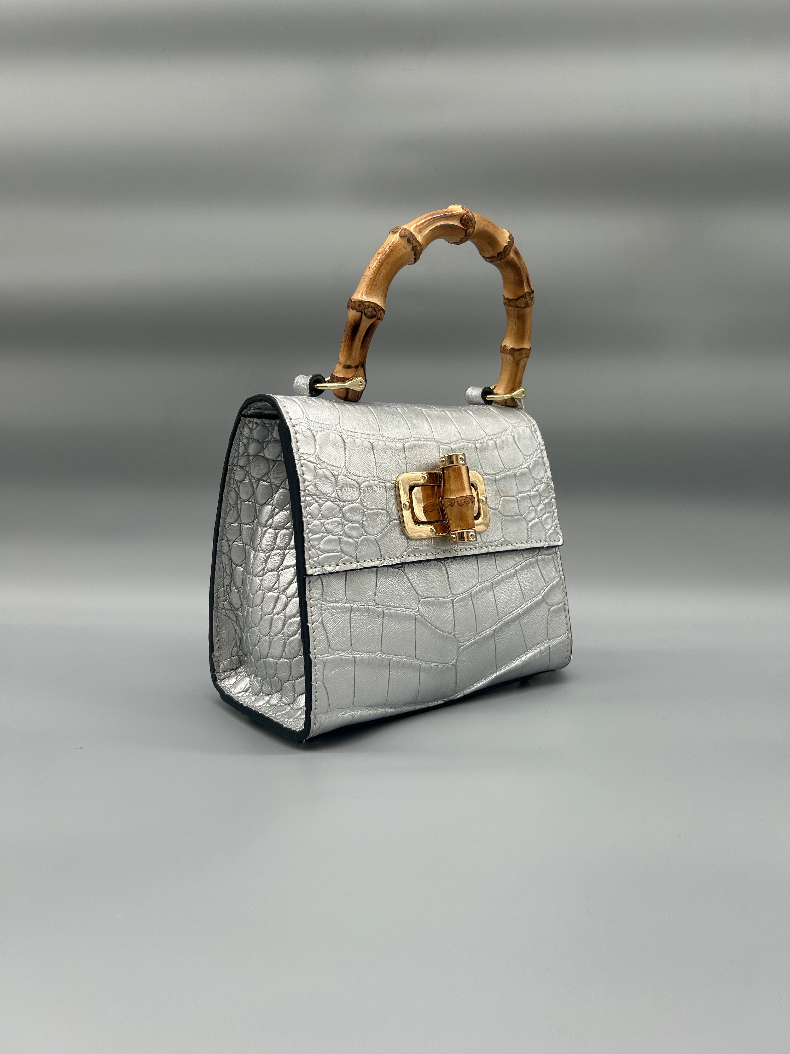 Borsa in pelle di coccodrillo
