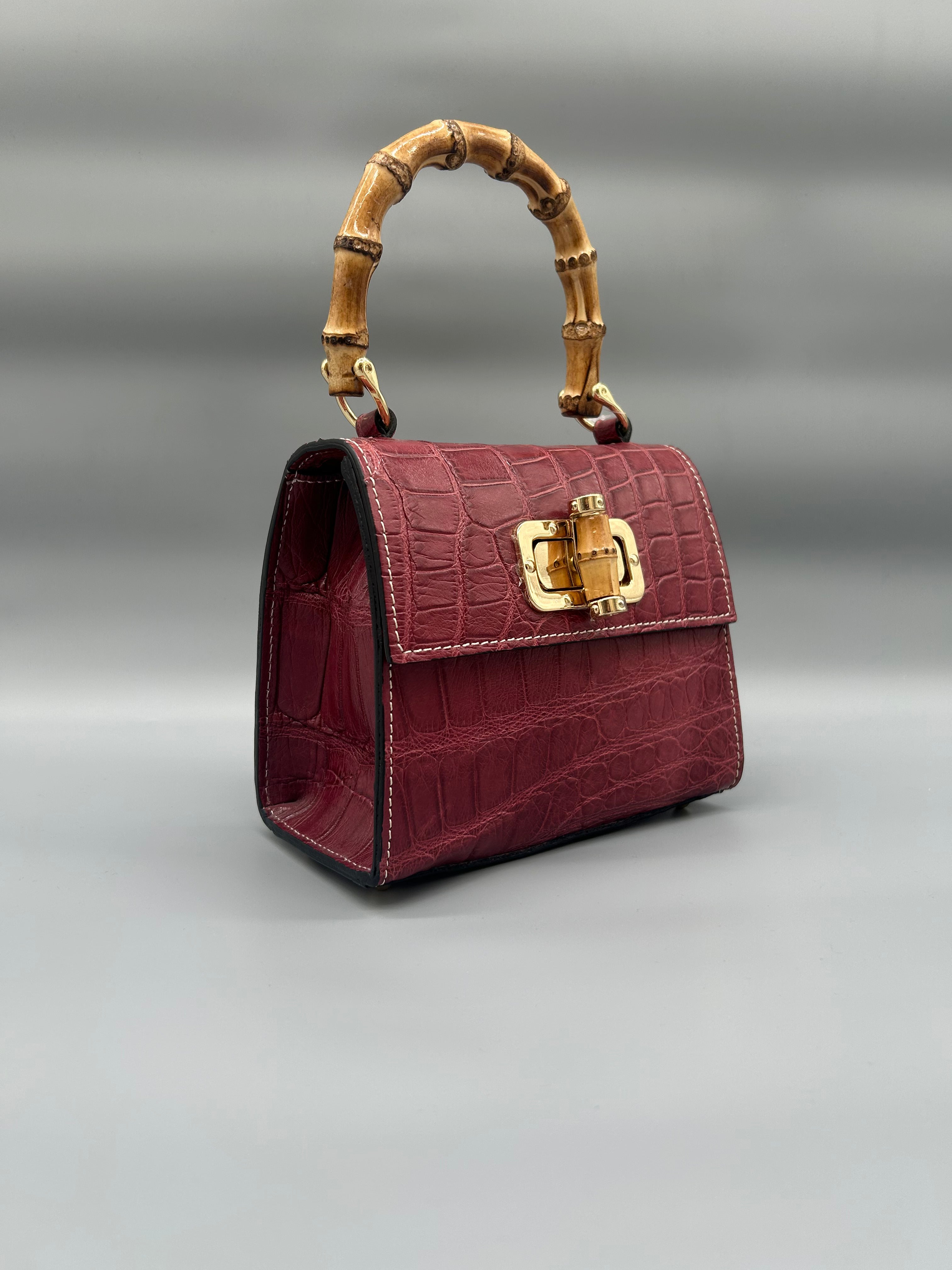 Borsa in pelle di coccodrillo
