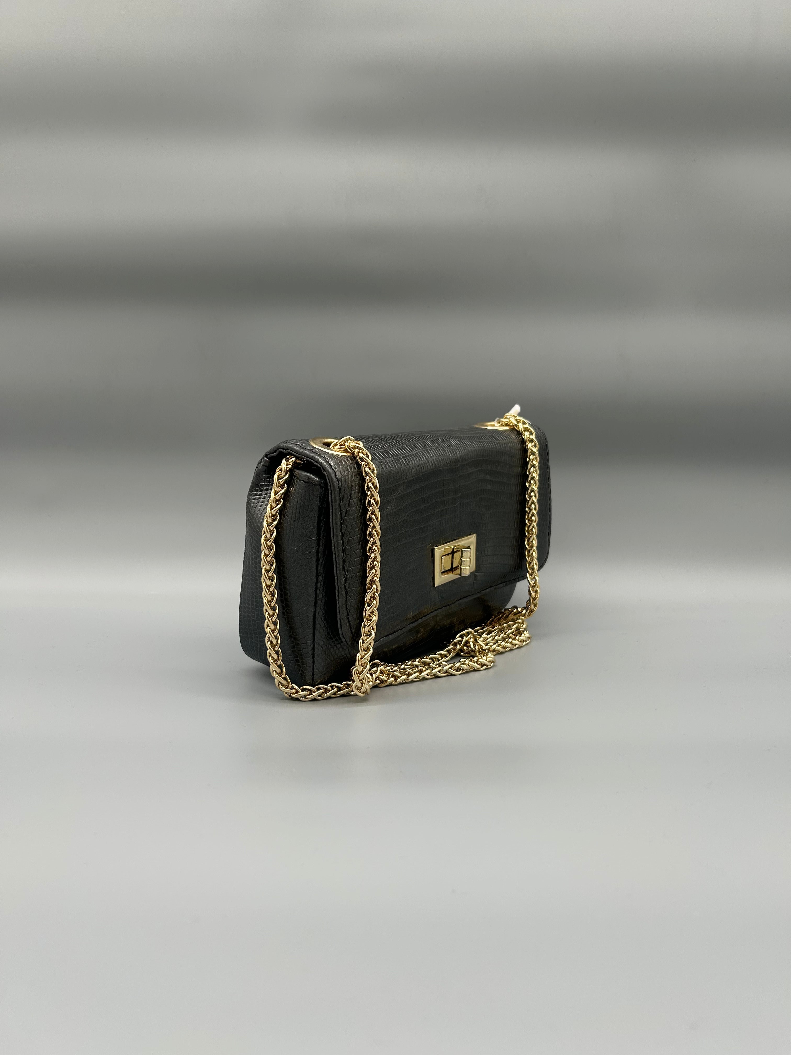 Borsa in pelle di lucertola