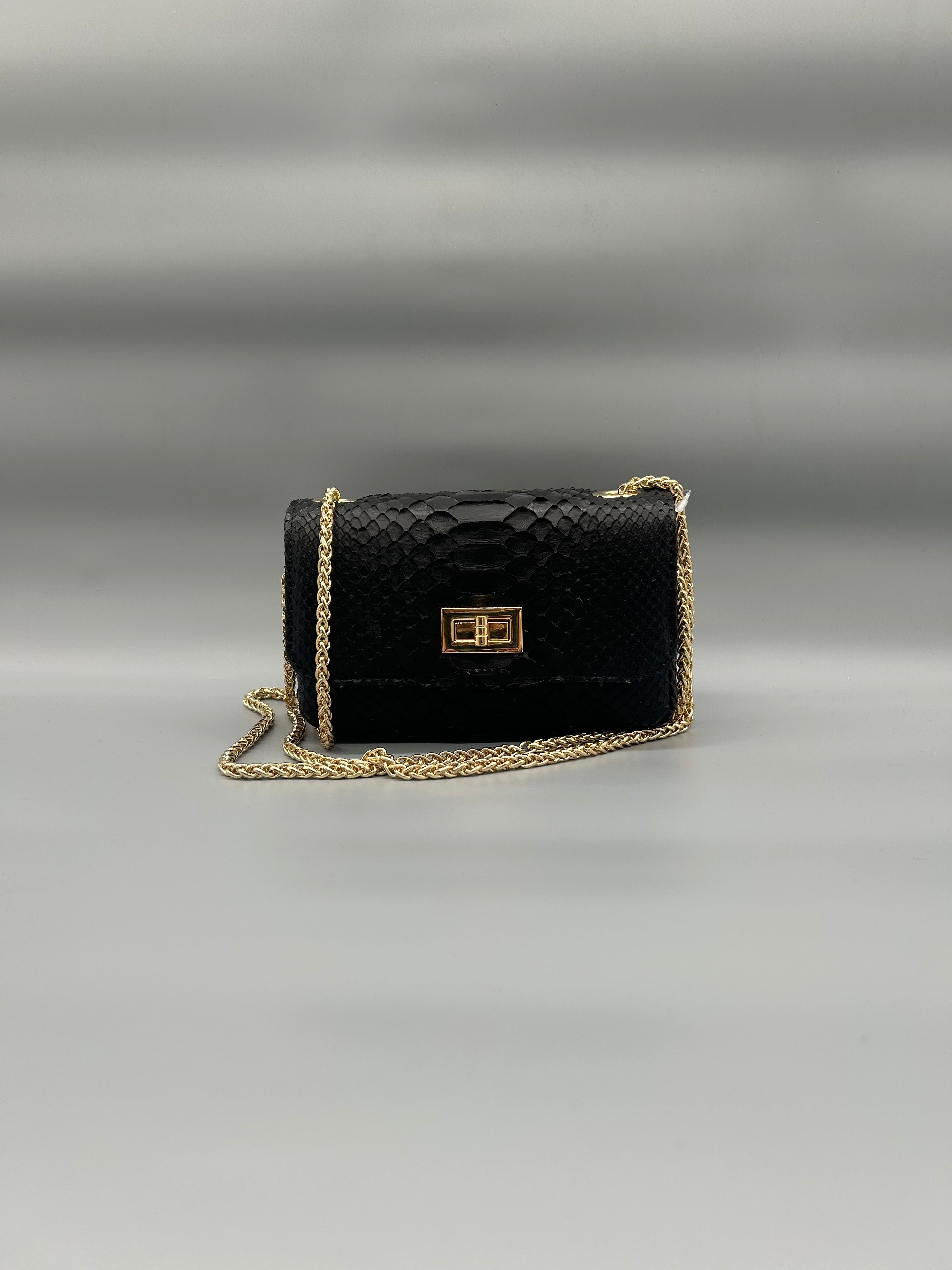 Borsa in pelle di pitone
