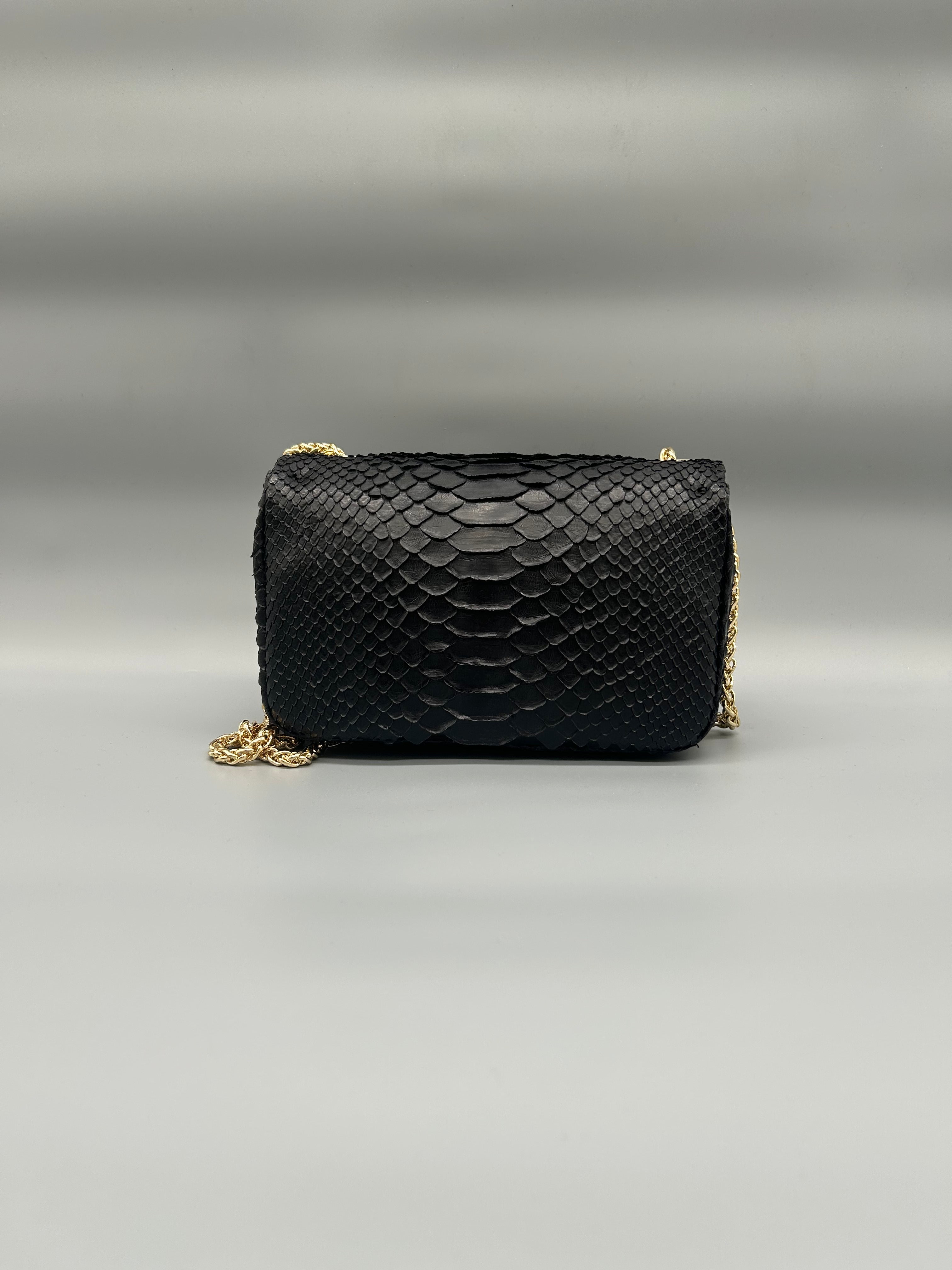 Borsa in pelle di pitone