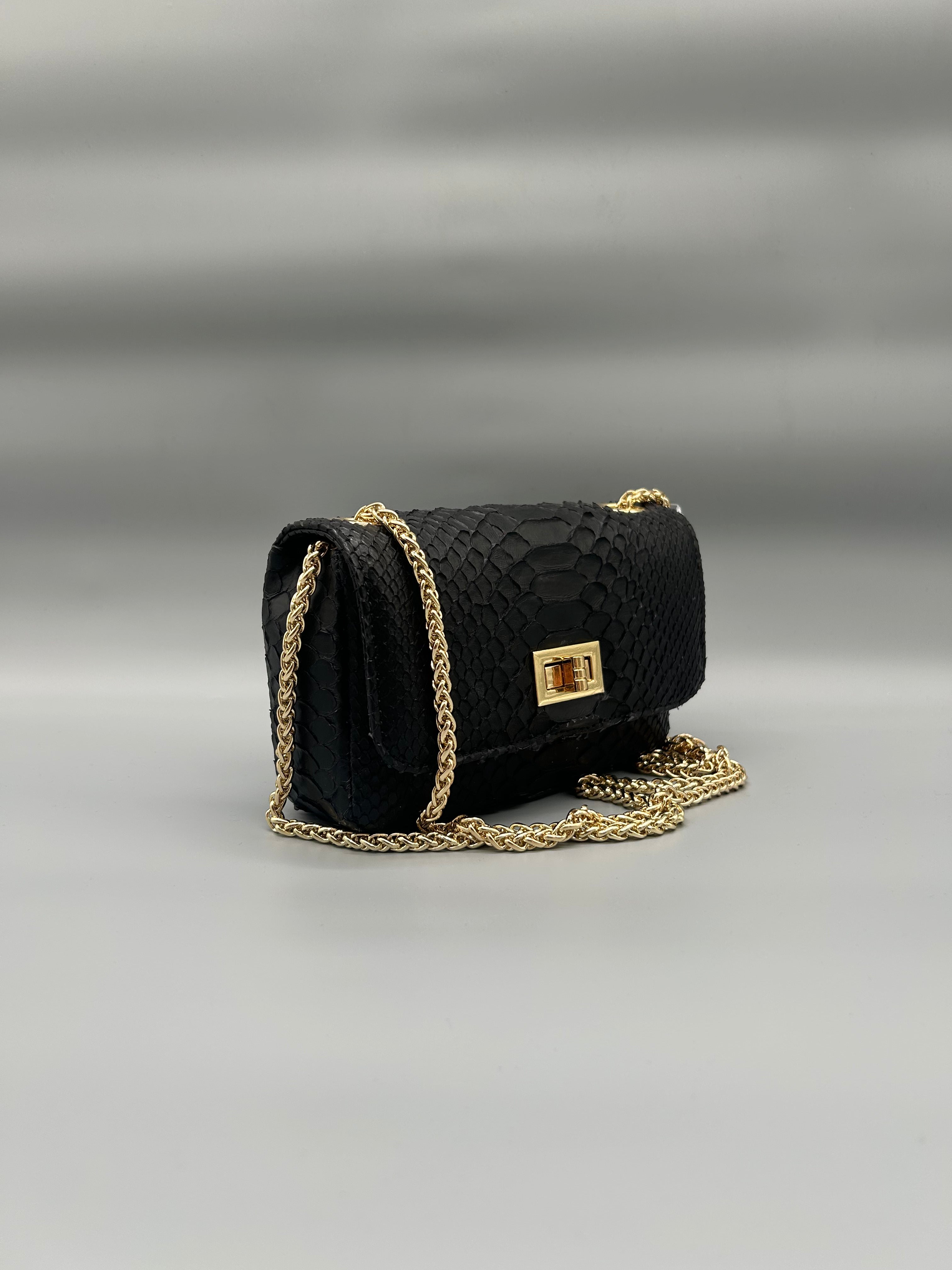 Borsa in pelle di pitone