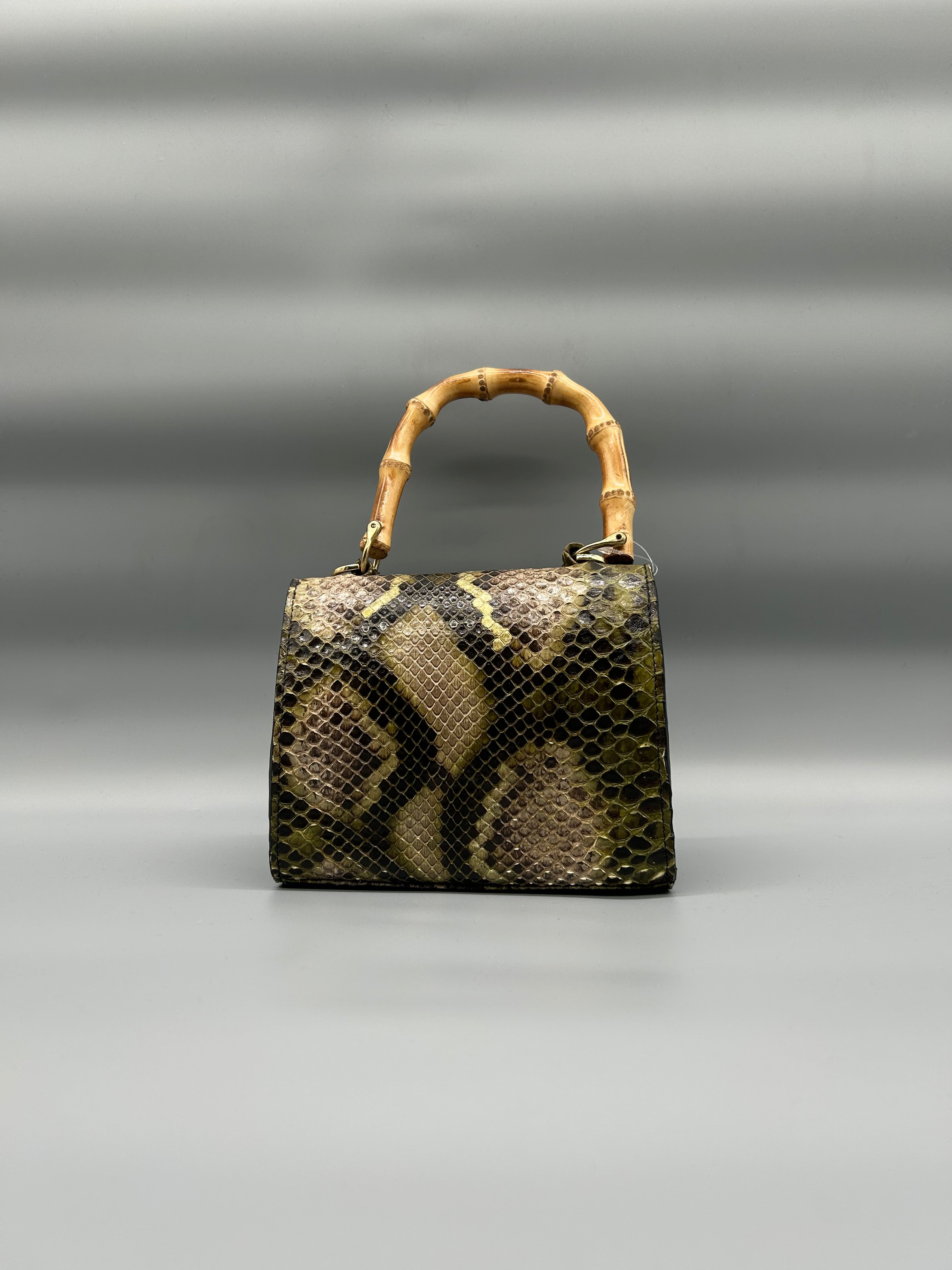 Borsa in pelle di pitone
