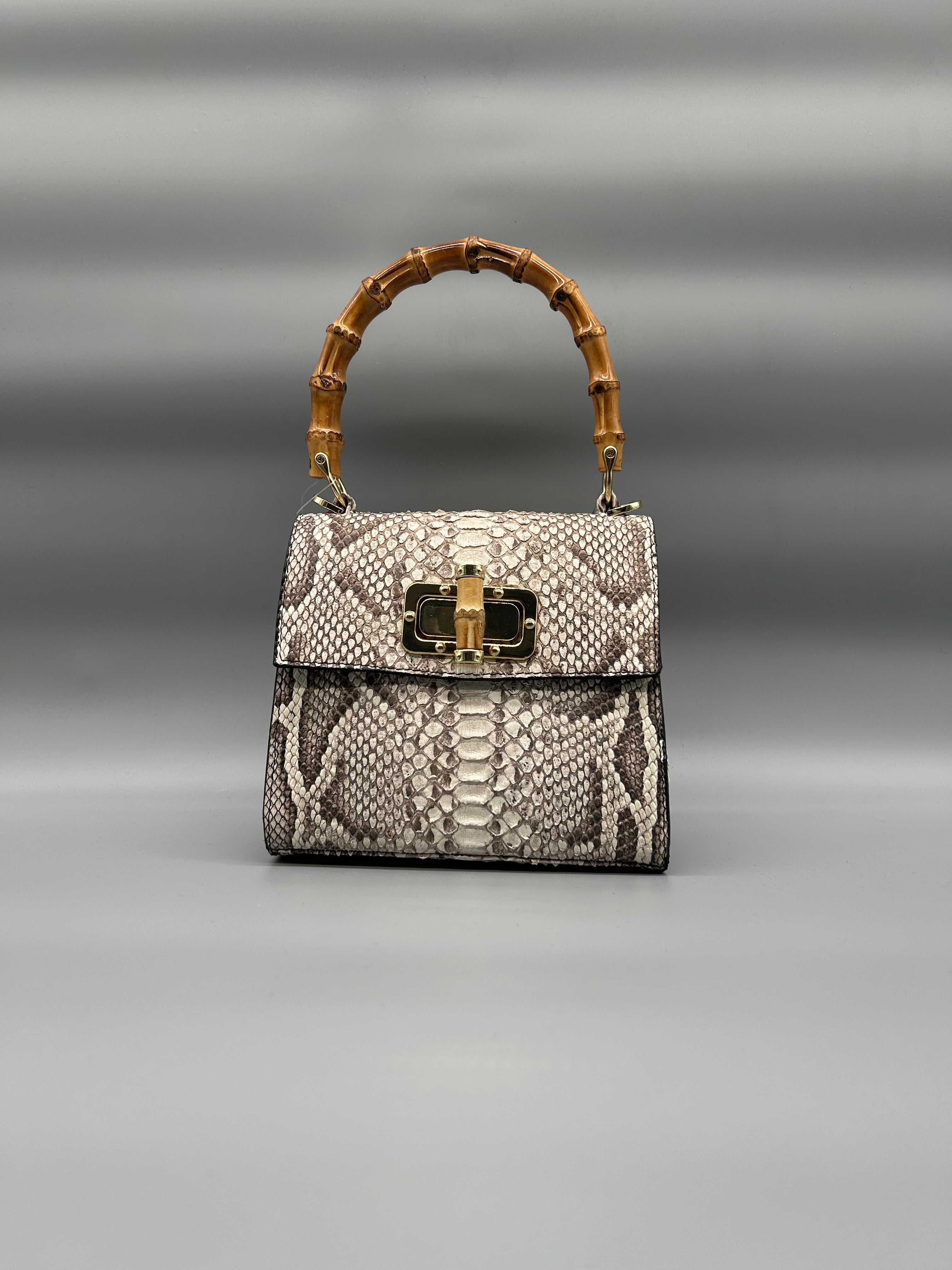 Borsa in pelle di pitone